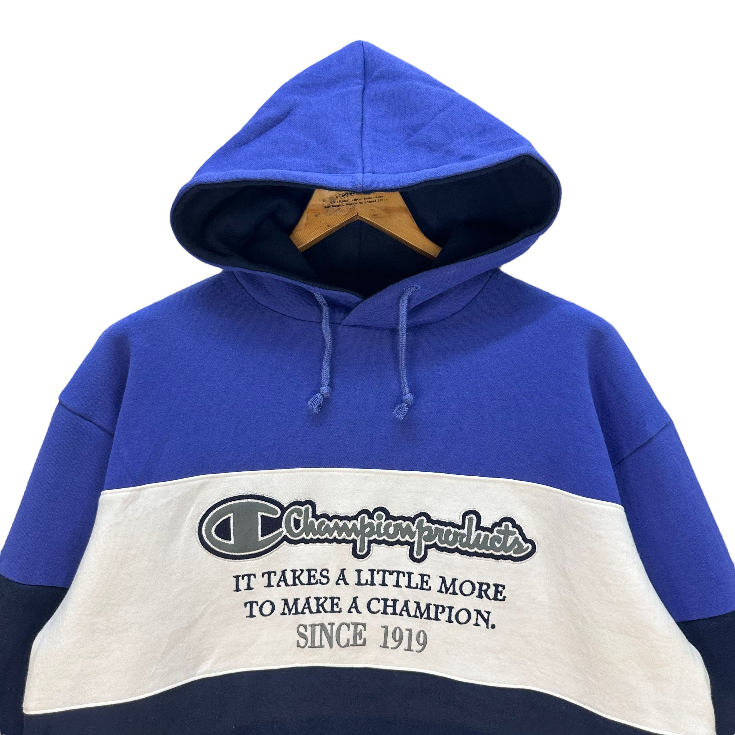 Champion Champion Embroidery Big Logo Pullover Hoodies #8491-011 Size US L / EU 52-54 / 3 - 2 Thumbnail