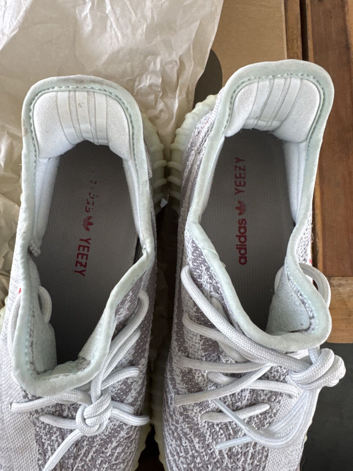 Adidas adidas Yeezy Boost 350 V2 blue tint Size US 10.5 / EU 43-44 - 11 Thumbnail