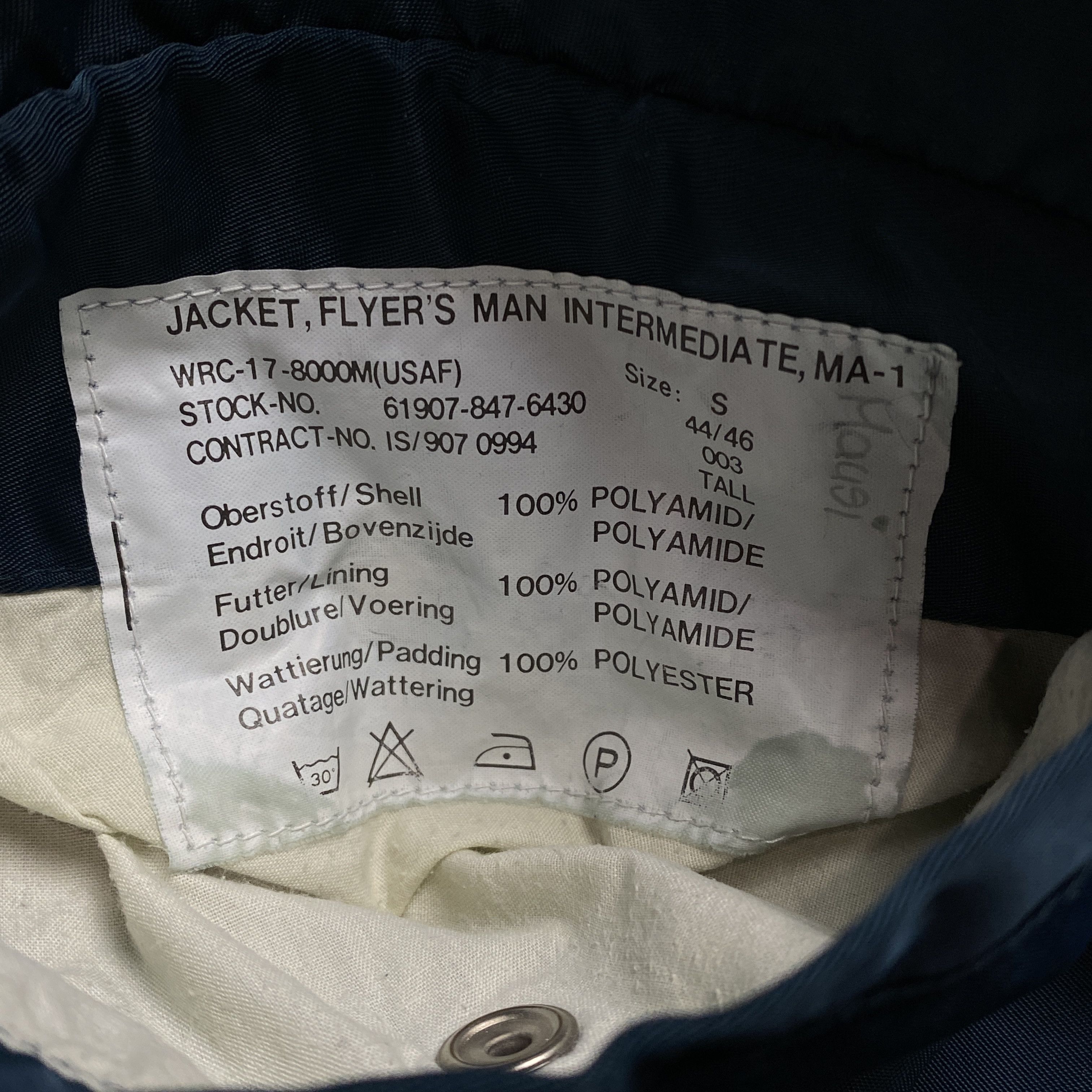 Alpha Industries Mens Bomber Jacket Alpha Industries Size S Polyamide Size US S / EU 44-46 / 1 - 6 Thumbnail