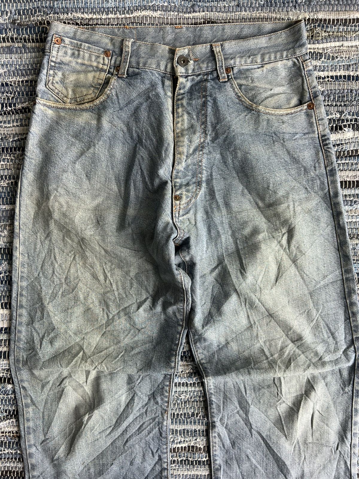 Michiko Koshino London ARCHIVE Yen Jeans MK Special Edition Gundam Distressed Denim Size US 30 / EU 46 - 6 Thumbnail