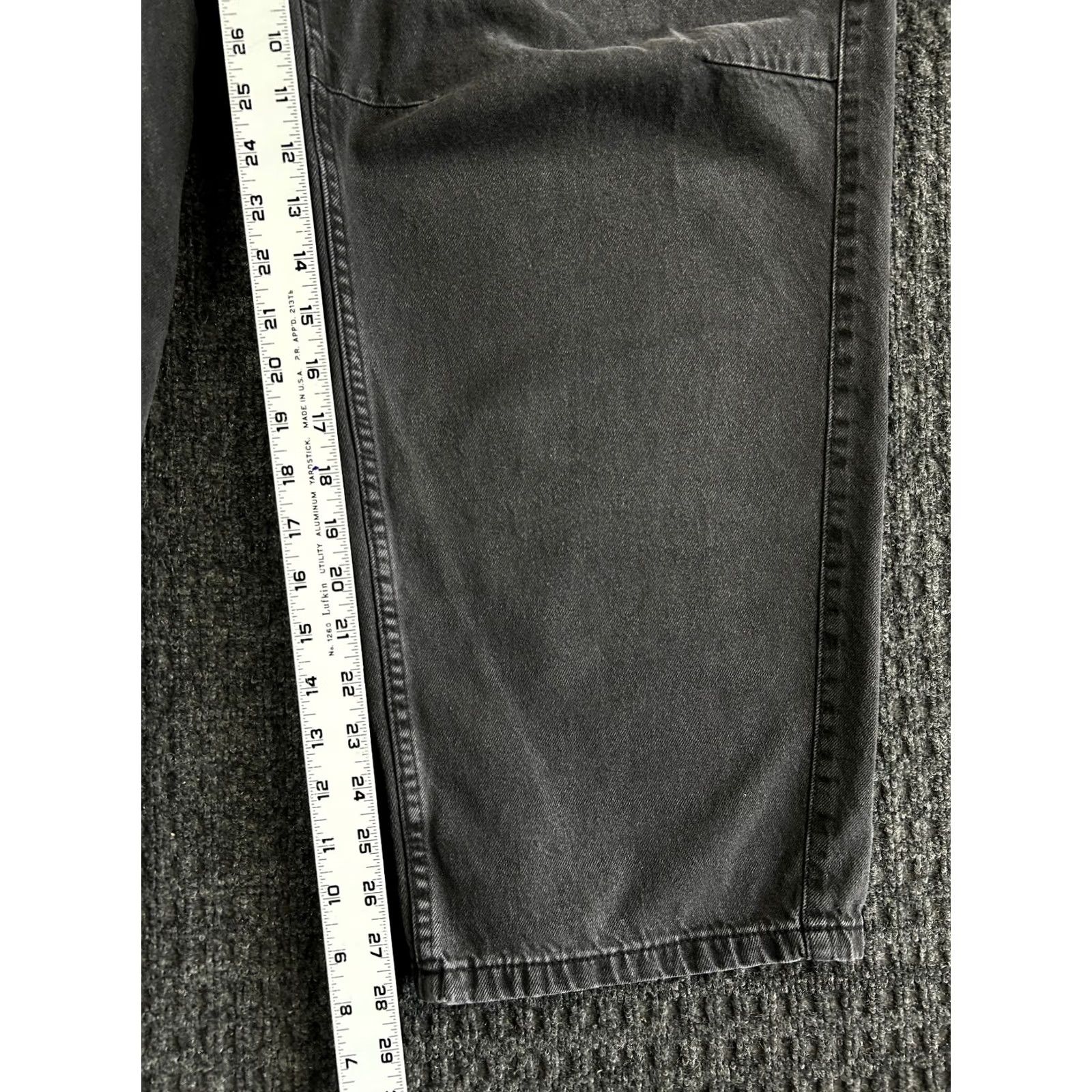 Vans VANS Womens Jeans 27 Curbside Trousers Barrel Wide Leg Baggy Faded Black Denim Pants Womens Size 27" / US 4 / IT 40 - 6 Thumbnail