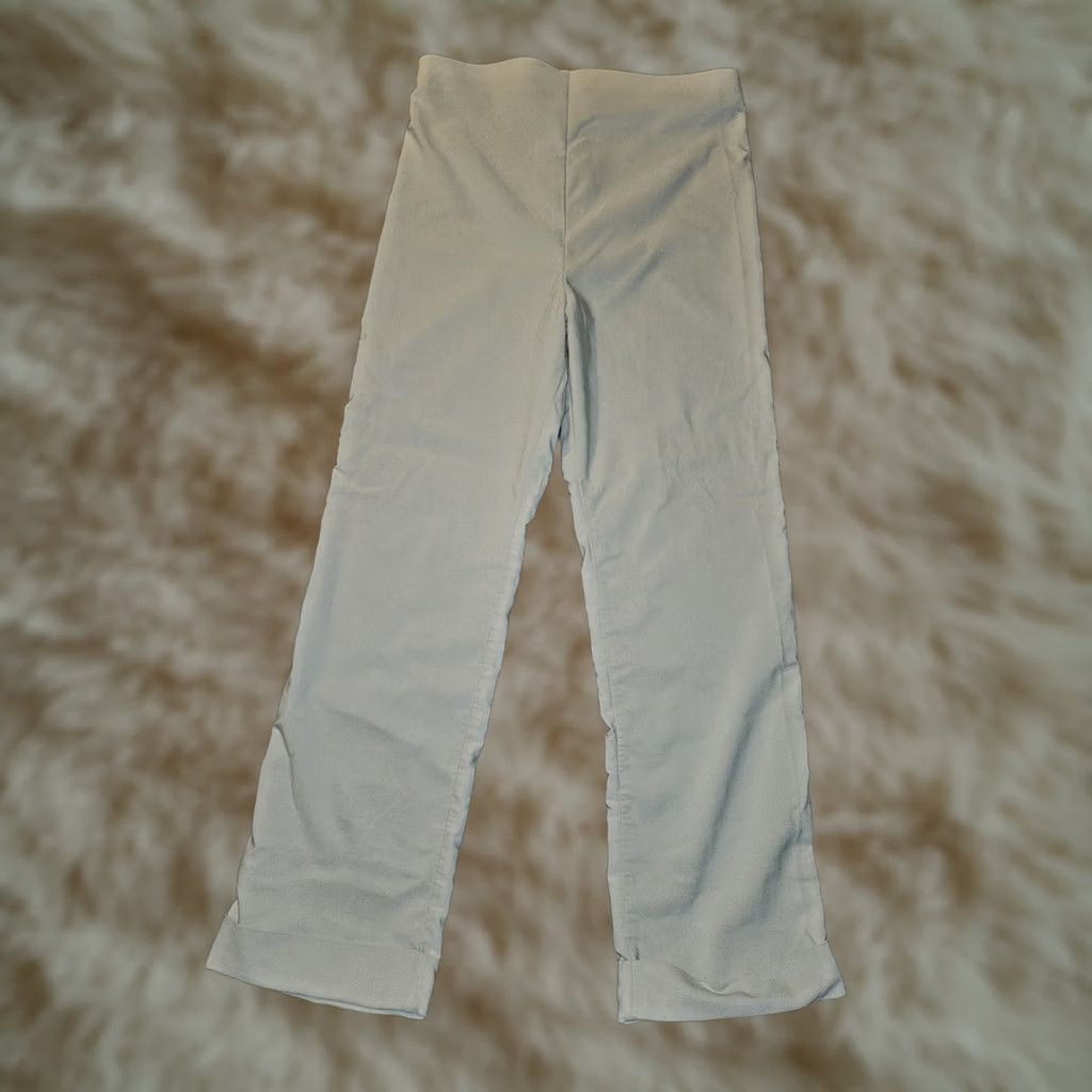 Vintage Motherhood Pants Women's Medium Tan Straight Leg Pullon Stretch Made in USA Size 32" / US 10 / IT 46 - 1 Thumbnail