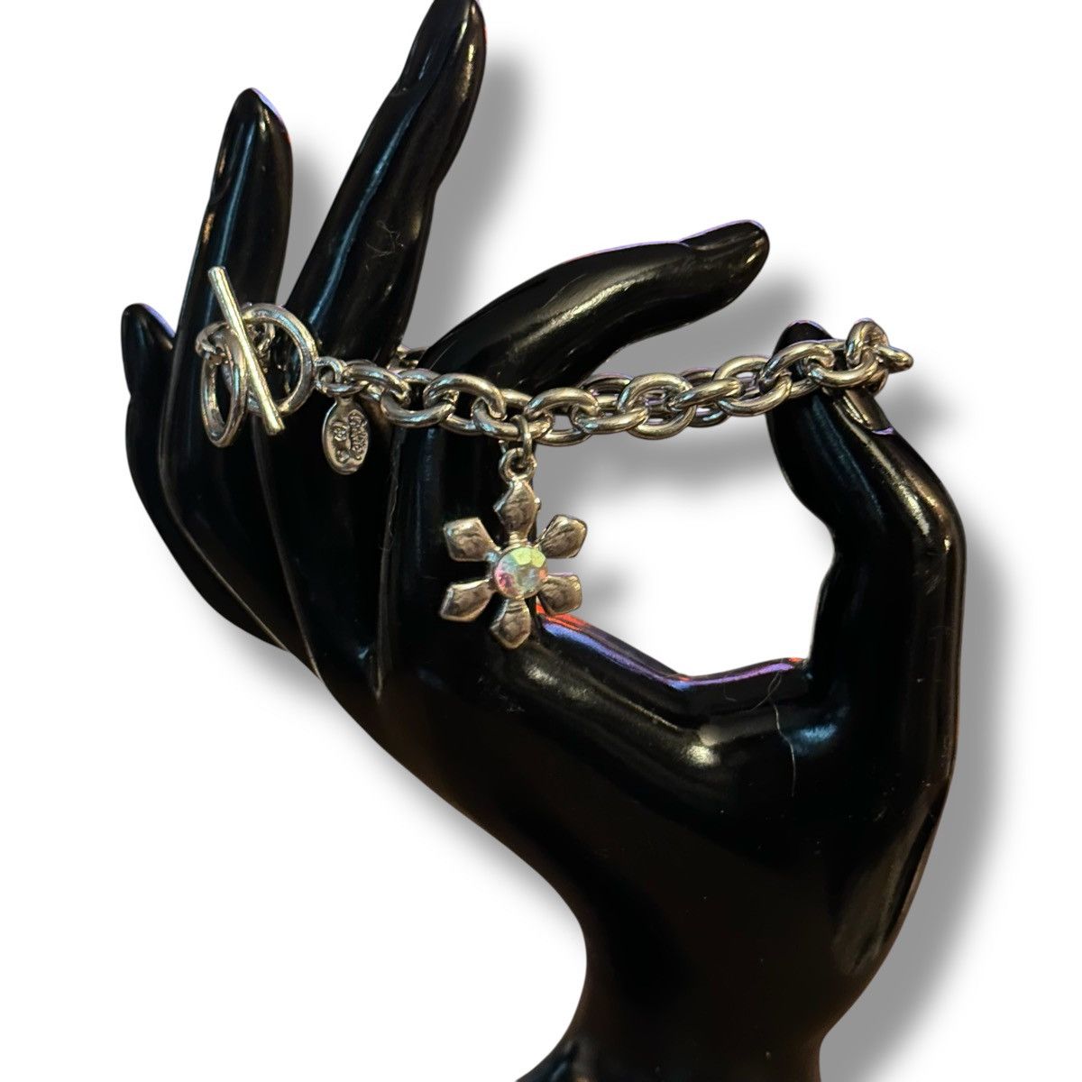 Other Cookie Lee silver tone flower charm bracelet Size ONE SIZE - 2 Thumbnail