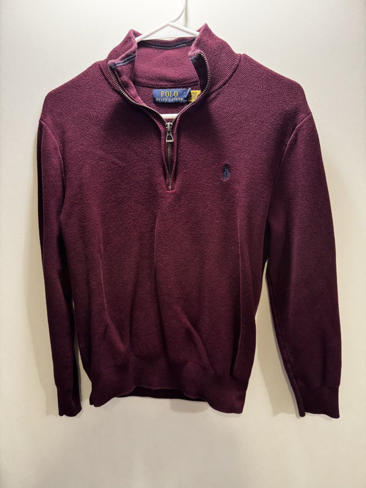 Polo Ralph Lauren Polo Ralph Lauren Long Sleeve Half Zip Sweater Size US S / EU 44-46 / 1 - 1 Thumbnail