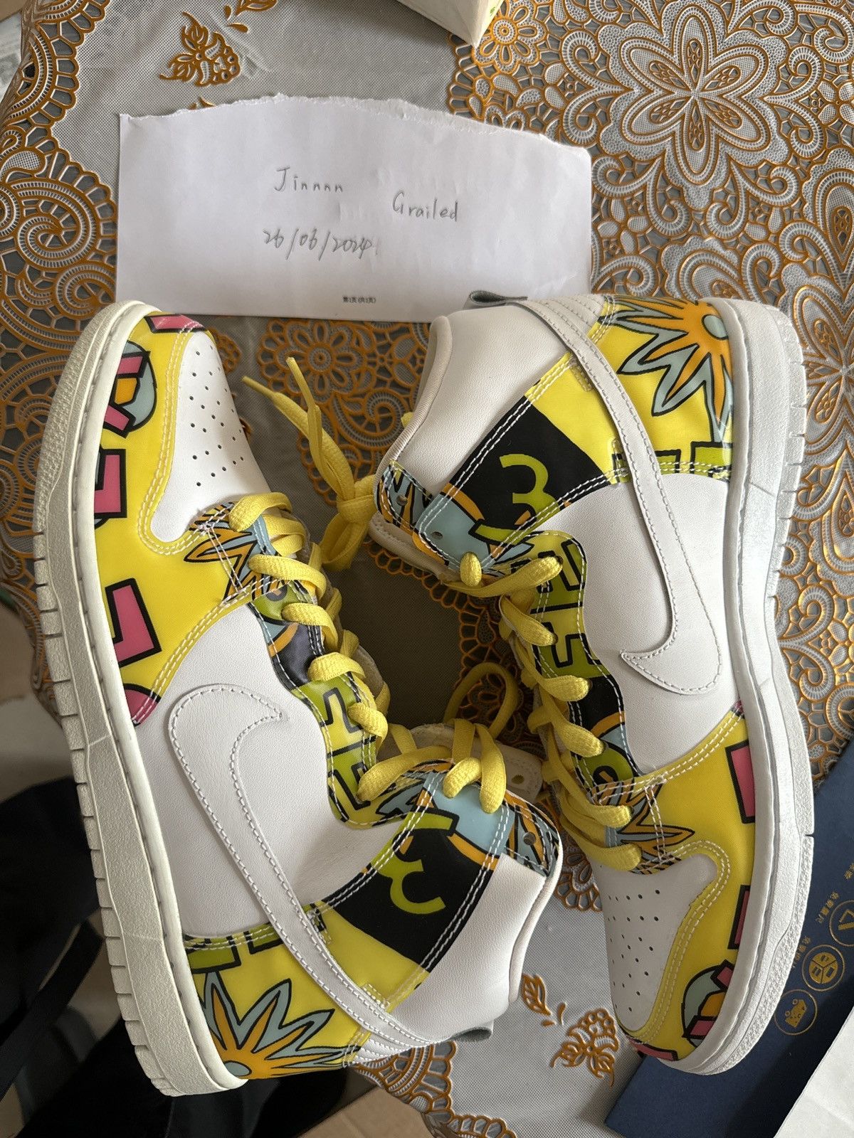 748751-177 2014 Nike SB Dunk High Pro sold DE LA SOUL Sz 12