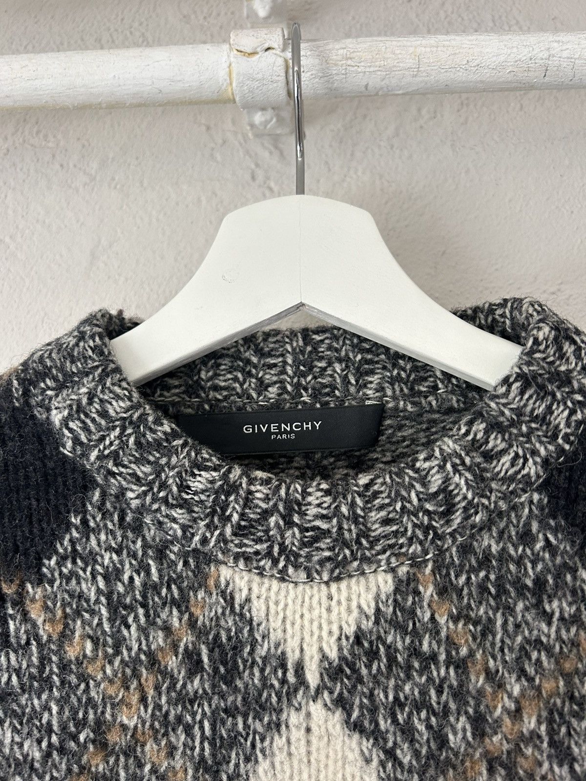 Givenchy FW13 Wool Argyle Sweater Size US S / EU 44-46 / 1 - 8 Thumbnail