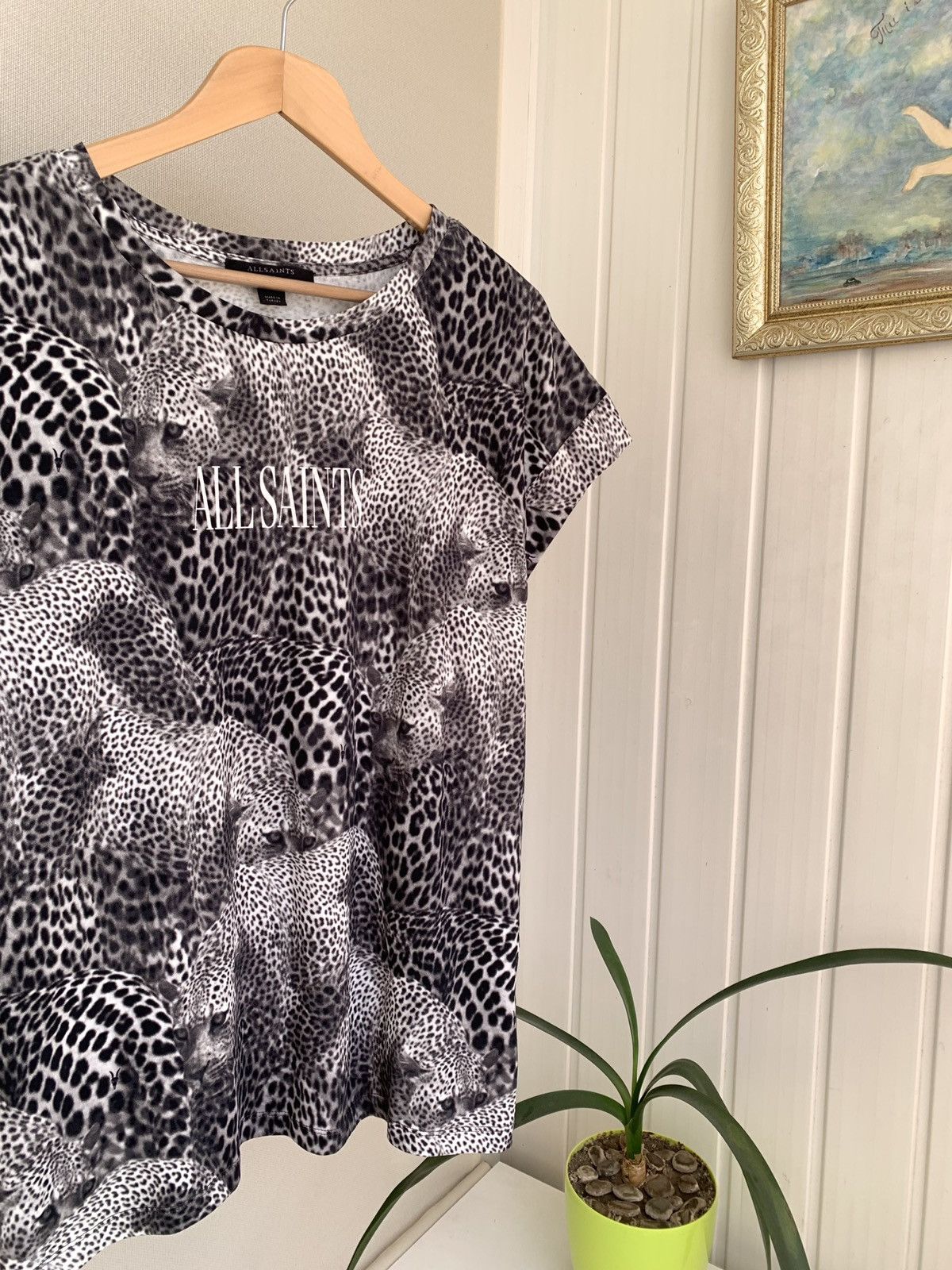 Allsaints Allsaints Emilia Imogen Women’s Leopard T-Shirt Size M-L Size L / US 10 / IT 46 - 2 Thumbnail