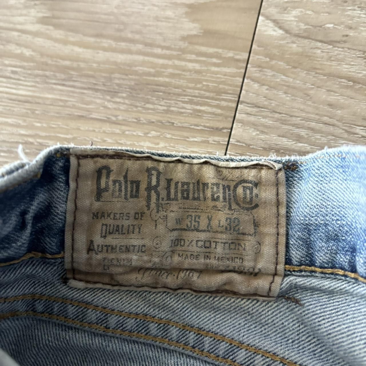 Vintage Crazy Vintage Y2K/2000s Grunge Light Wash Distressed Denim Jeans! 36x34 Size US 36 / EU 52 - 8 Thumbnail