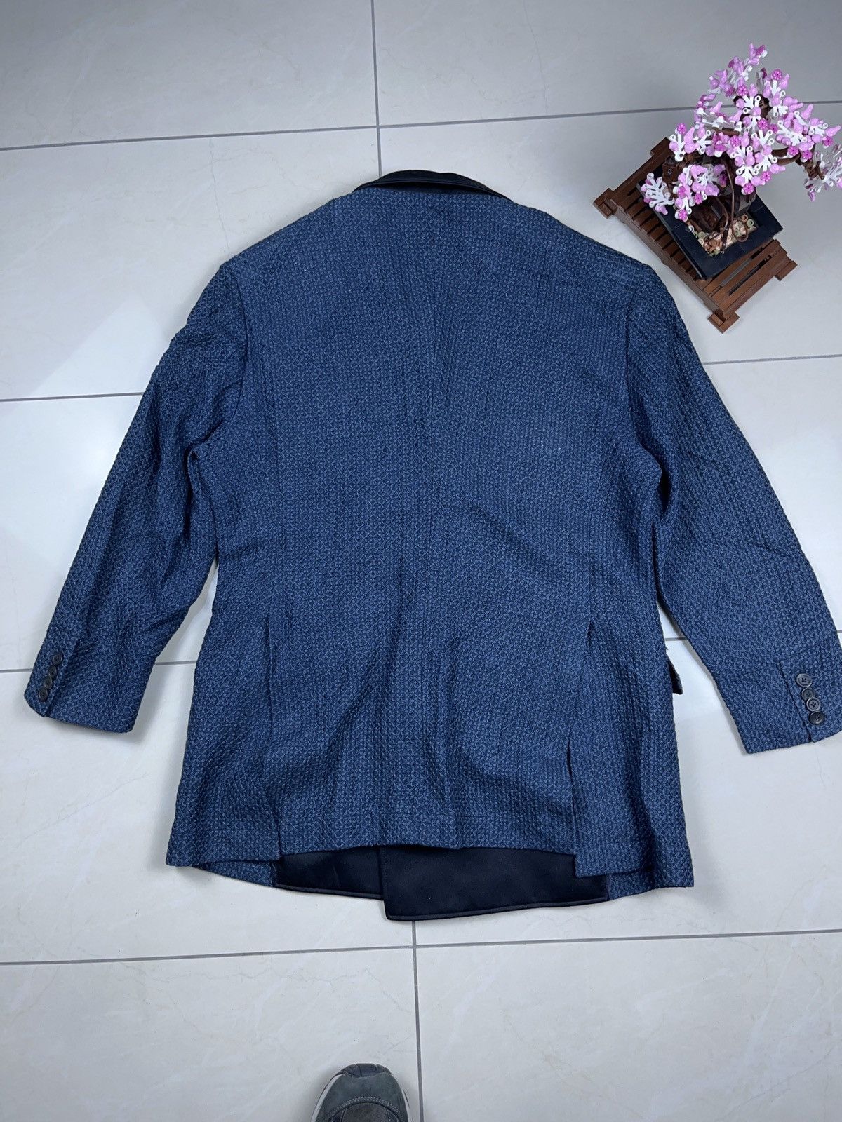 AGLINI ➕ aglini linen 6 buttons casual made in Italy blazer Size XL / US 12-14 / IT 48-50 - 2 Thumbnail