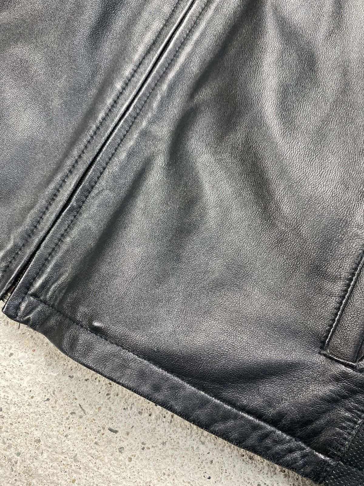 Calvin Klein Calvin klein black leather jacket luxury Size US L / EU 52-54 / 3 - 13 Thumbnail