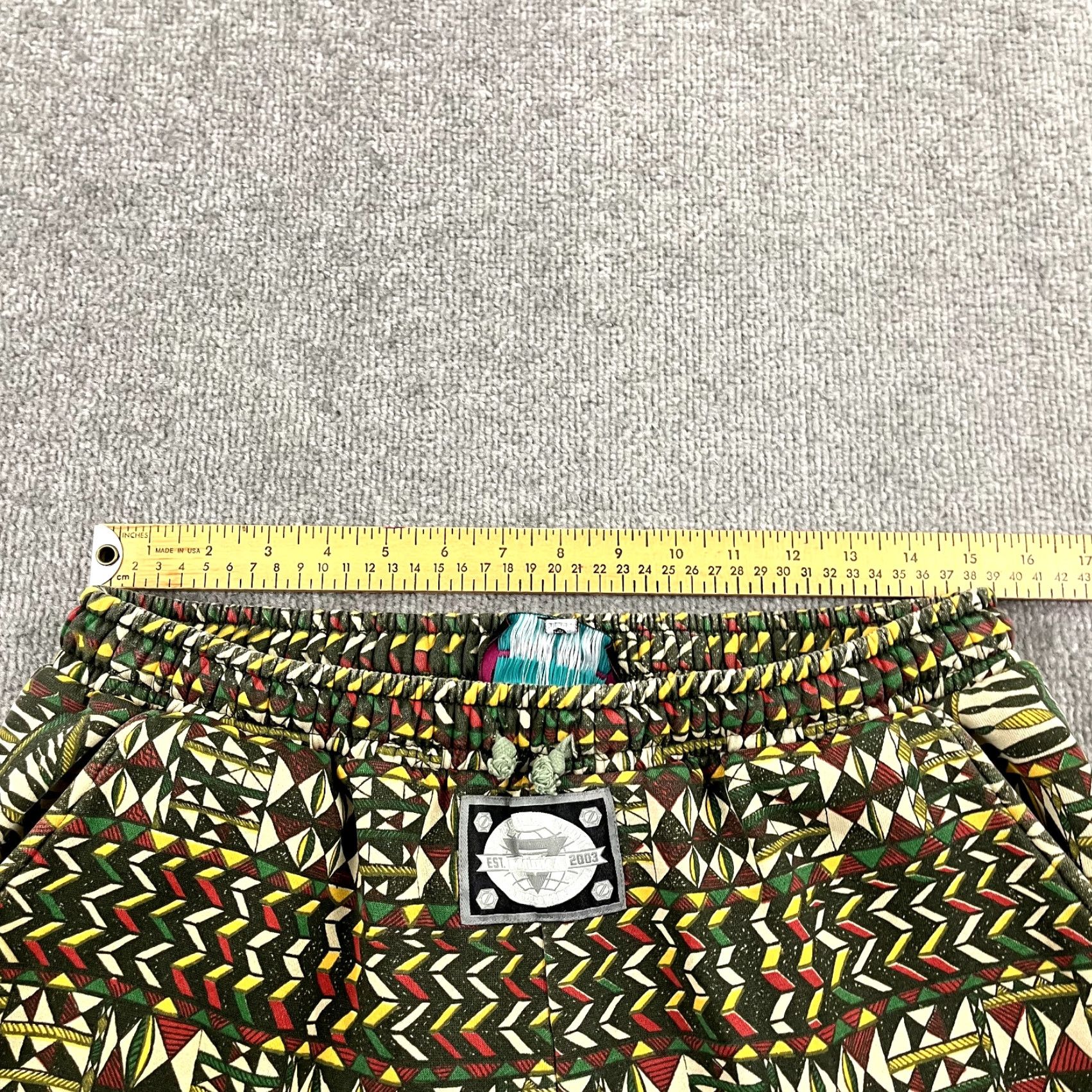 Vintage MISHKA Sweatpants Mens Large x 28" MNWKA Geometric Lounge Streetwear All Over Size US 33 - 4 Thumbnail