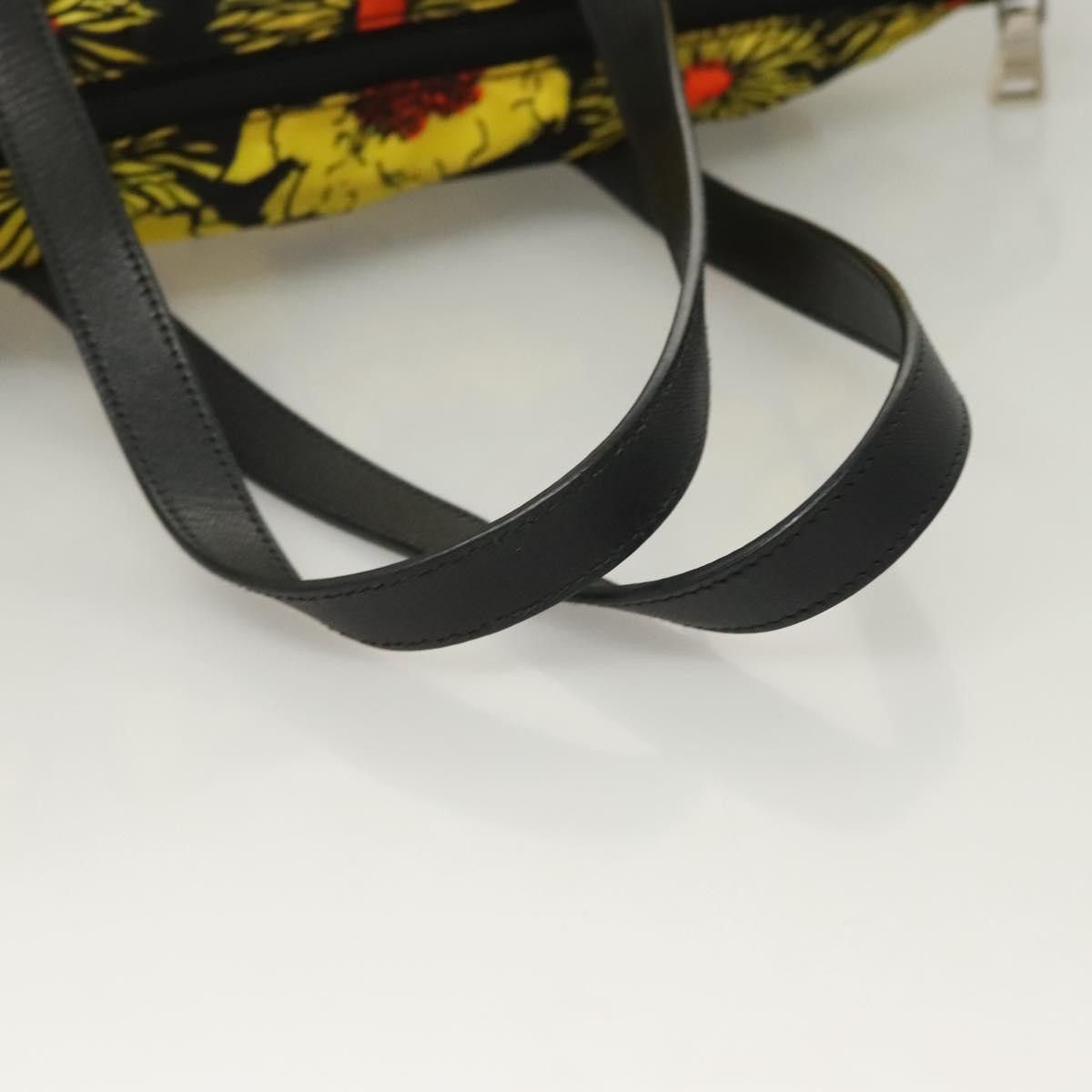 Prada PRADA Hand Bag Nylon Yellow Silver Size ONE SIZE - 7 Thumbnail