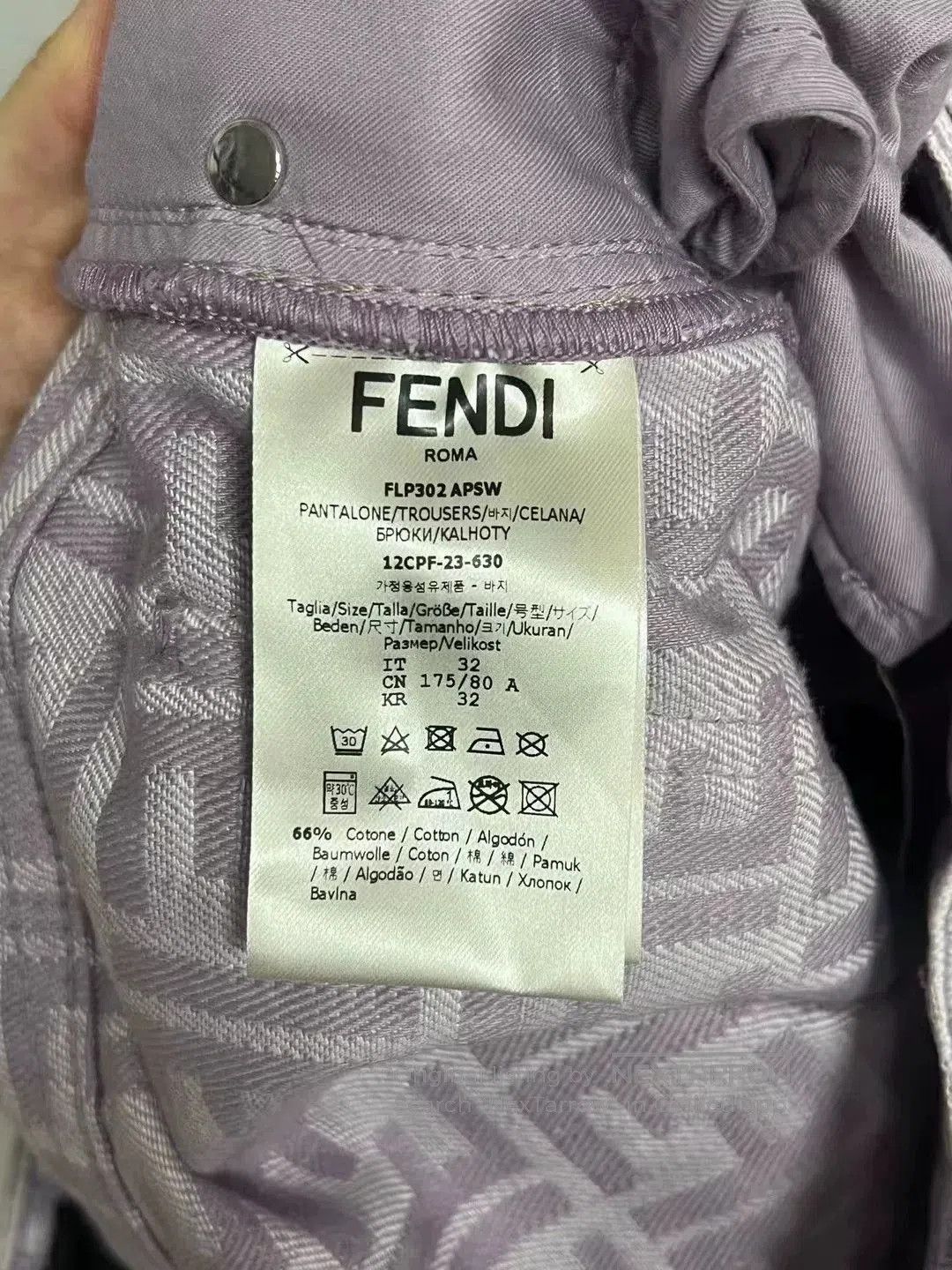 Fendi Fendi Full Print Denim Pants Size 32/34. Size US 32 / EU 48 - 5 Thumbnail