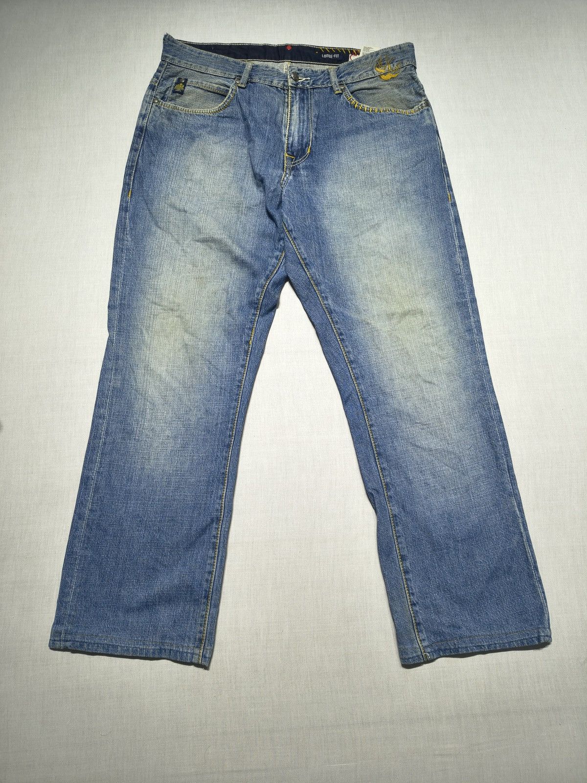 Ecko Unltd. CRAZY RHINO EMBROIDERED ECKO UNLIMITED JEANS 🦏(025) Size US 36 / EU 52 - 2 Thumbnail