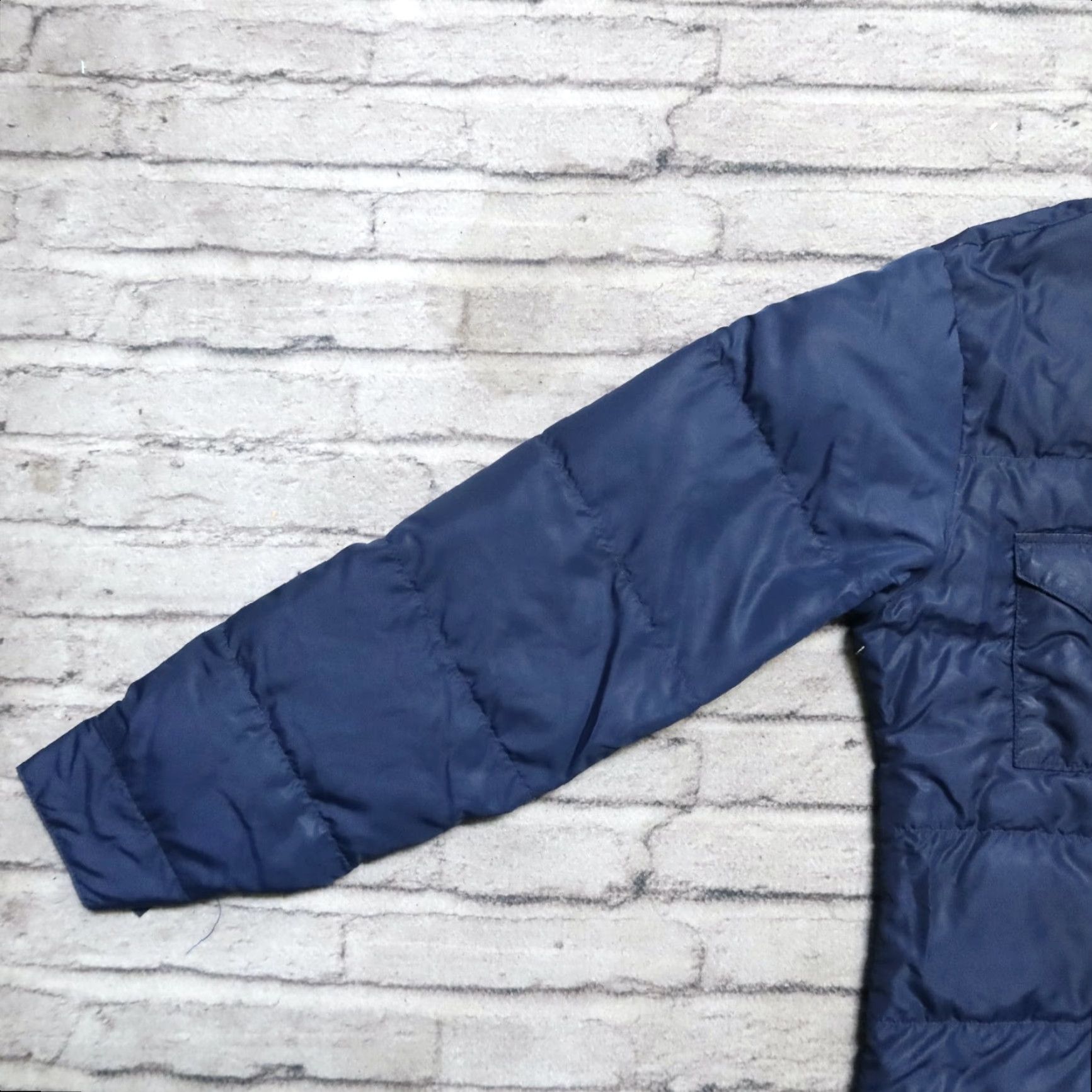 The North Face Vintage North Face Quilted Puffer Western Jacket Shirt Navy XL Mens Size US XL / EU 56 / 4 - 4 Thumbnail