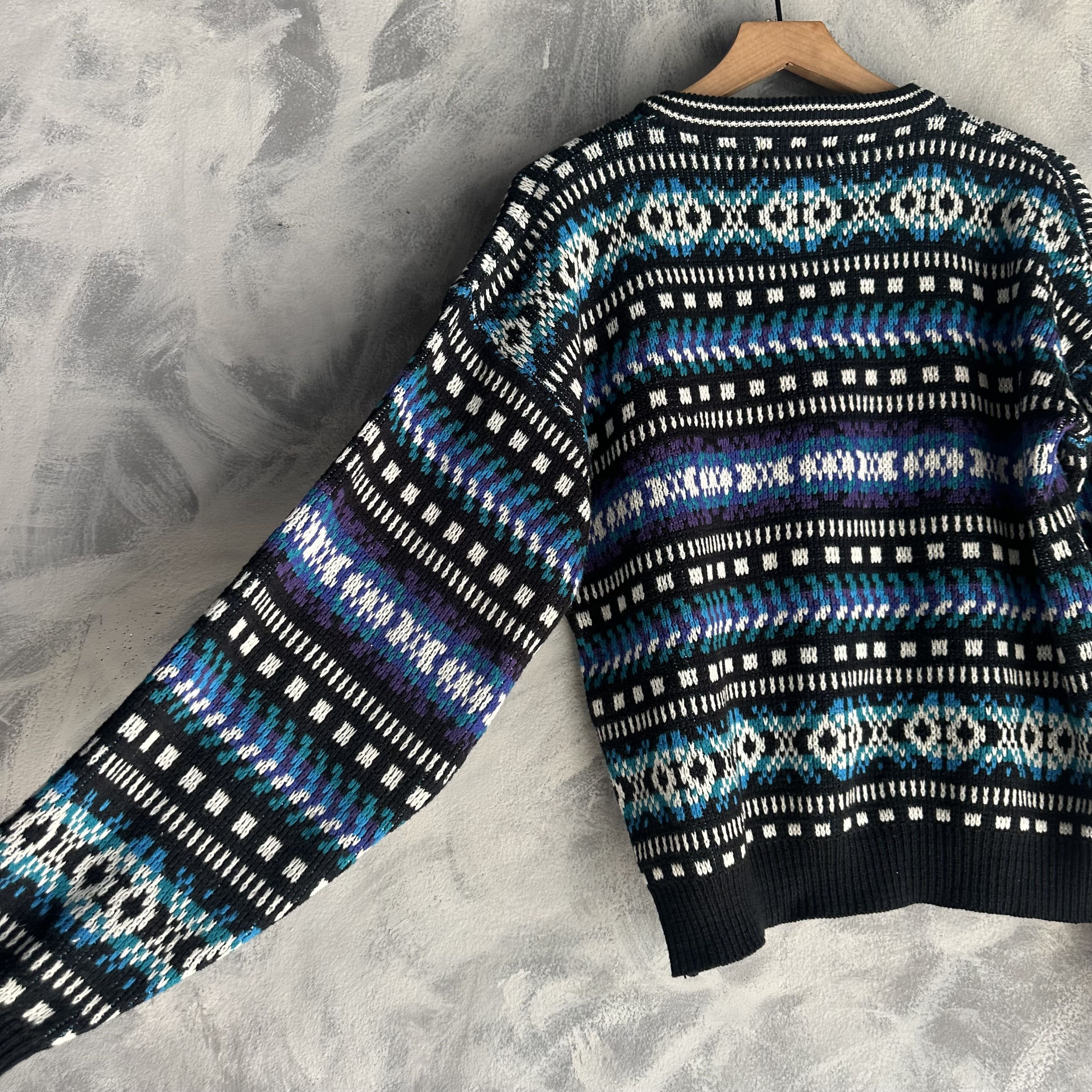 Other Vintage Trend Basics Knit Sweater Men's M Patterned Size US M / EU 48-50 / 2 - 5 Thumbnail