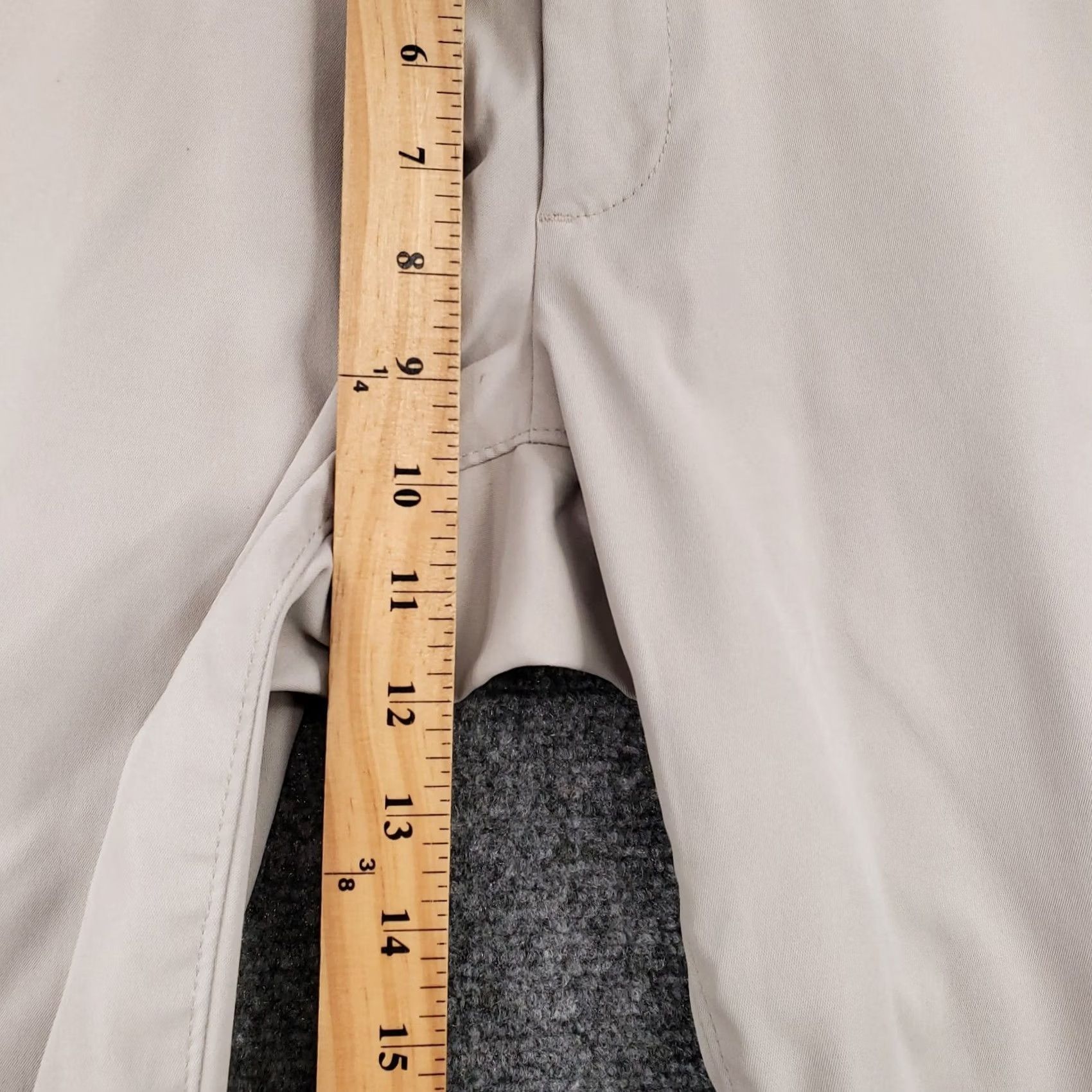 Lee Lee Mens Pants 30x30 Beige Golf Performance Stretch Straight Leg Size US 30 / EU 46 - 6 Thumbnail