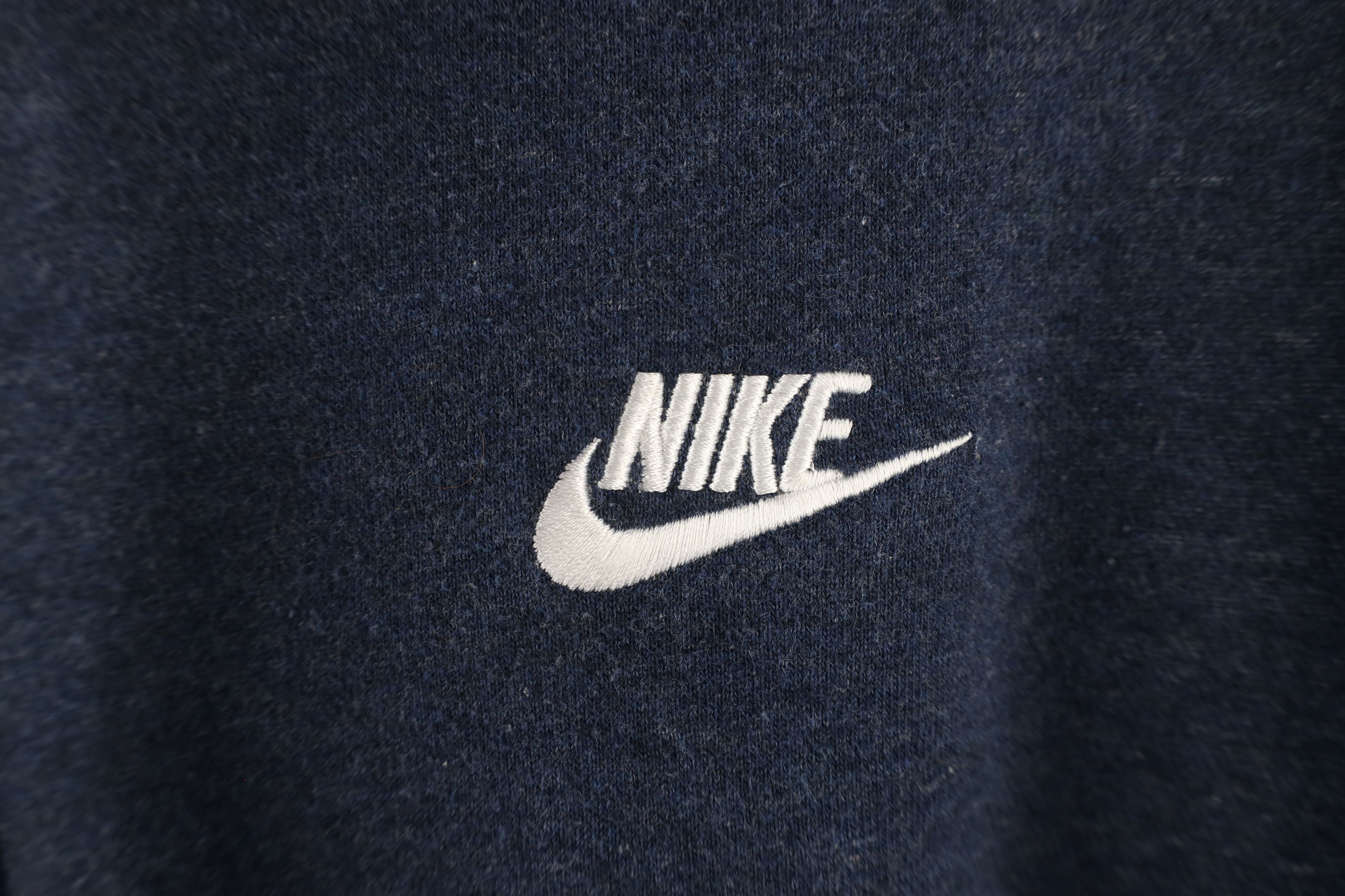 Nike × Vintage Vintage Nike Travis Scott Mini Swoosh Hoodie Sweatshirt Size US L / EU 52-54 / 3 - 4 Thumbnail