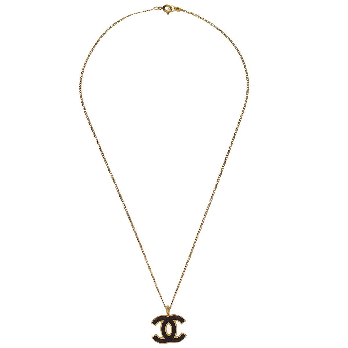 Chanel Chanel CC Logo Pendant Necklace Metal Size ONE SIZE - 1 Thumbnail