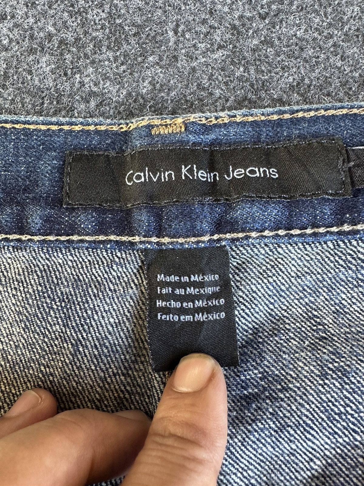 Calvin Klein × Designer × Vintage Vintage Calvin Klein Denim Big Size D275 Size US 40 / EU 56 - 12 Thumbnail