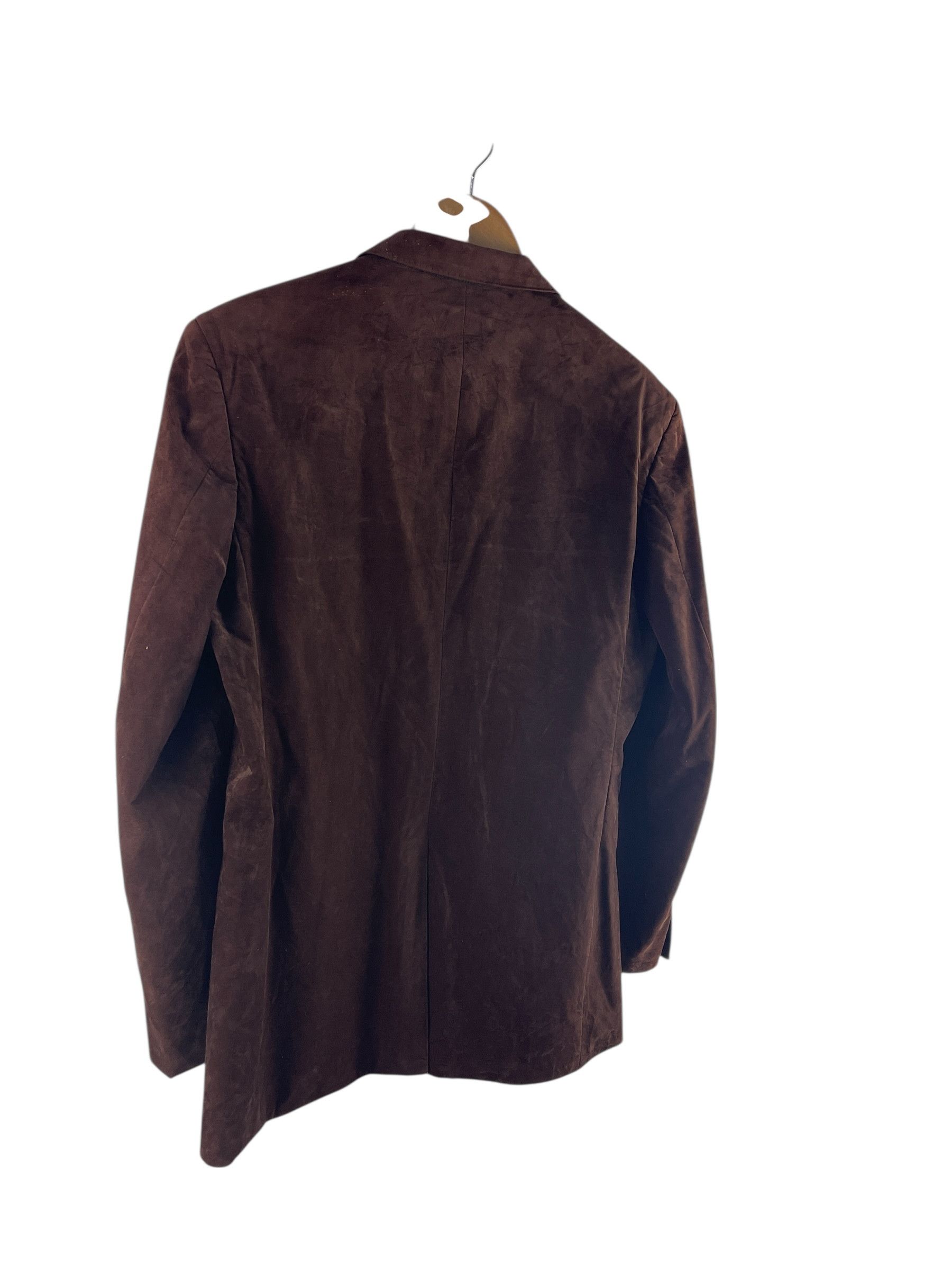 Yohji Yamamoto A.A.R Yohji Yamamoto Rayon Flock Blazer Brown Early by Yohji Size US L / EU 52-54 / 3 - 6 Thumbnail