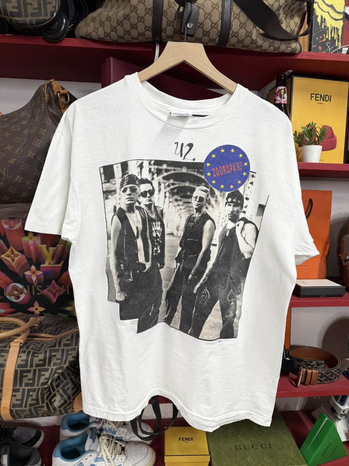Band Tees 90’s Vintage U2 Band Tee Shirt Medium Size US M / EU 48-50 / 2 - 1 Thumbnail