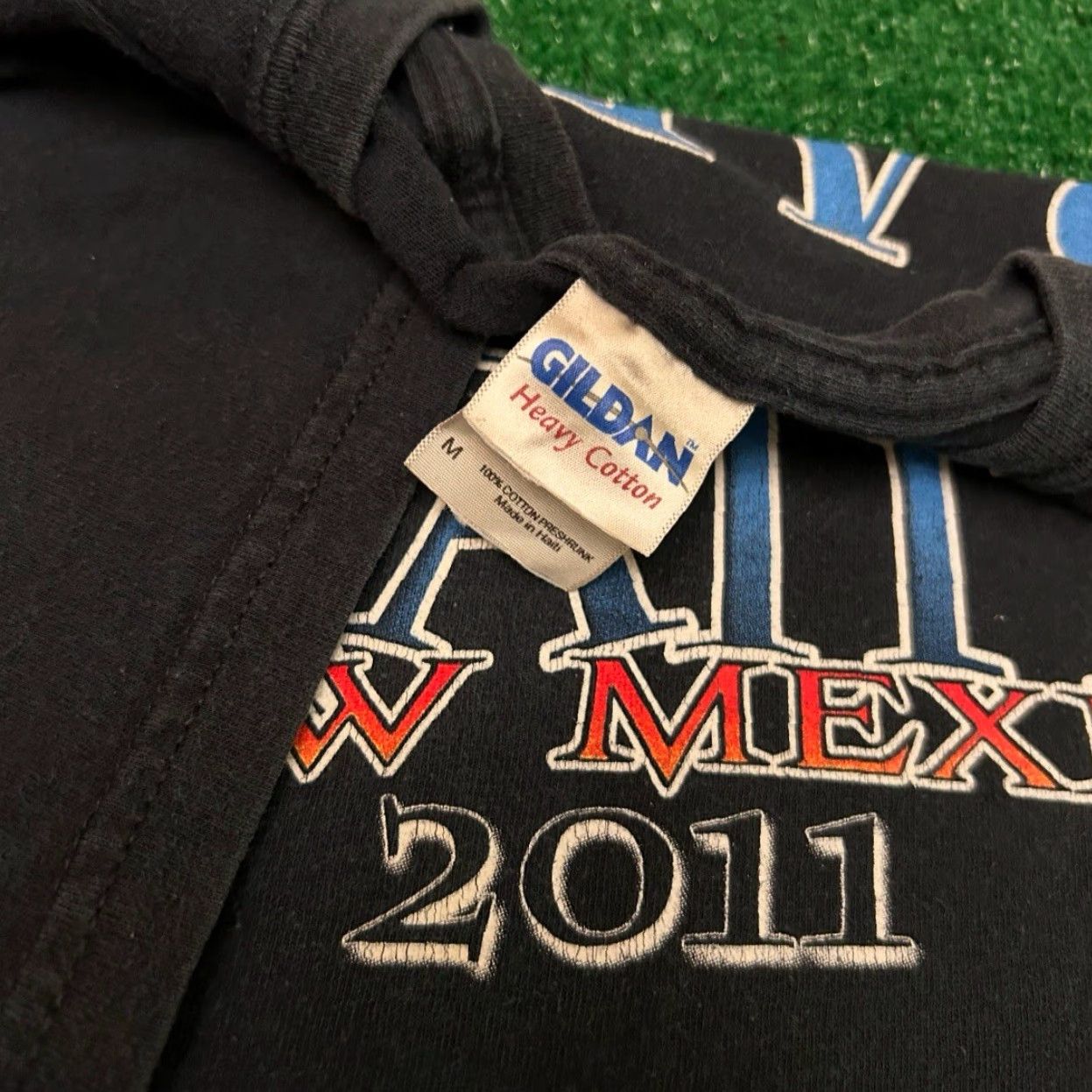 Vintage VINTAGE Grants New Mexico Skull Flames Chopper 2011 VTG Biker Bar Shirt M Black 90s Beer Punk Hip Hop Motorcycle Grunge Y2k Mens Size US M / EU 48-50 / 2 - 3 Thumbnail