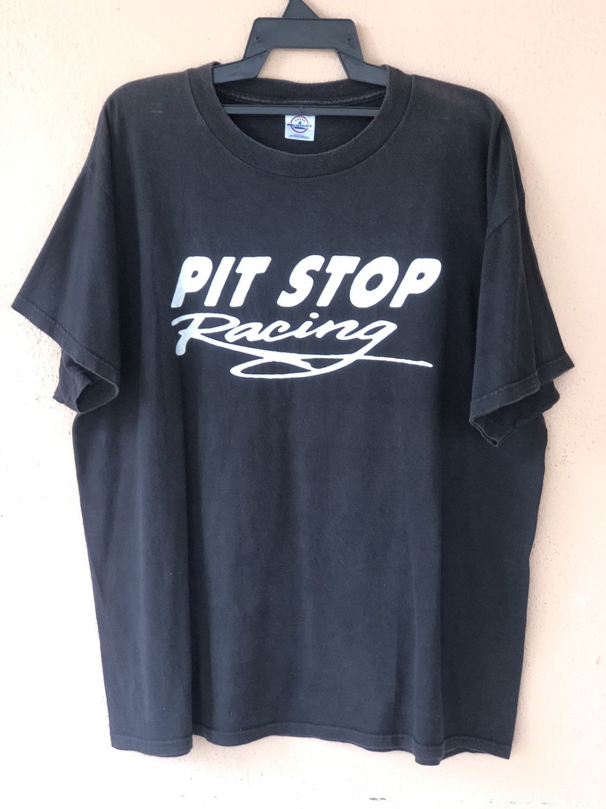 image of Vintage Pit Stop Racing Tee in Black, Men's (Size XL)