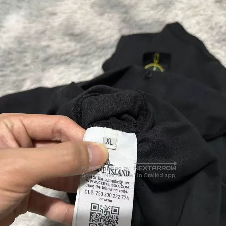 Stone Island Stone Island Round neck sweater basic sweater black XL cod Size US XL / EU 56 / 4 - 7 Thumbnail