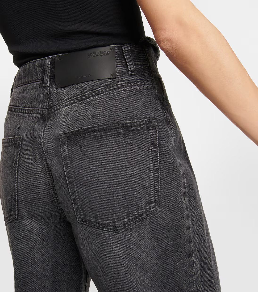Off-White o1y1225 Denim Pant in Gray Size 26" / US 2 / IT 38 - 5 Thumbnail