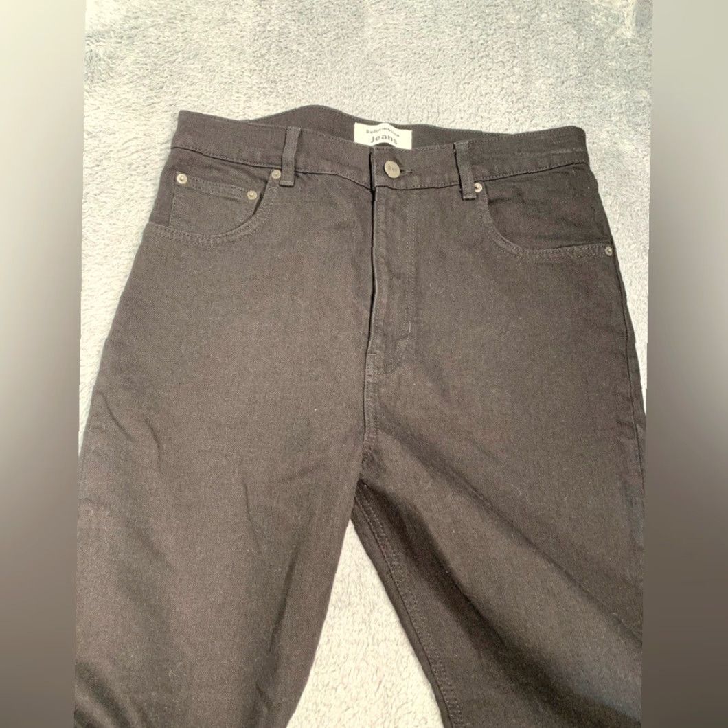 Reformation Reformation Black Liza Jeans 31 Women Mom Regular Size 31 Size 24" / US 00 / IT 34 - 5 Thumbnail
