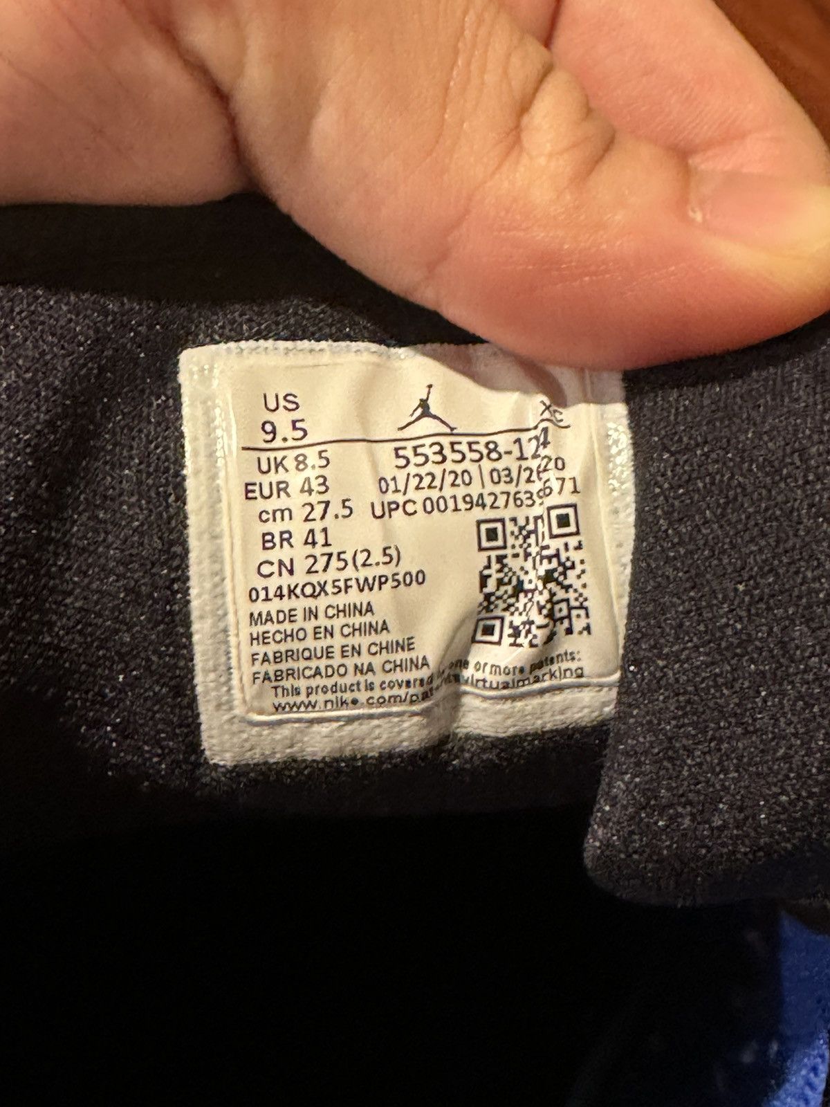 Jordan Brand Jordan 1 Game Royal Lows Size US 9.5 / EU 42-43 - 4 Thumbnail