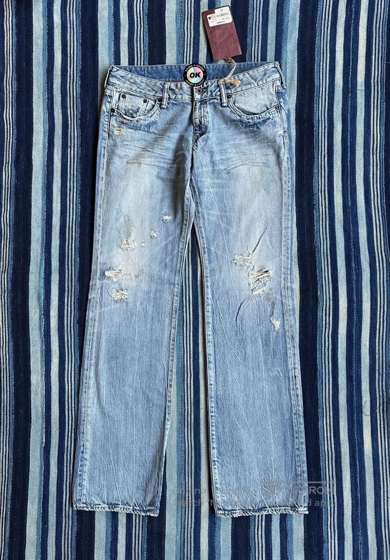 Prps Blue Distressed Denim Jeans. Size US 30 / EU 46 - 1 Thumbnail