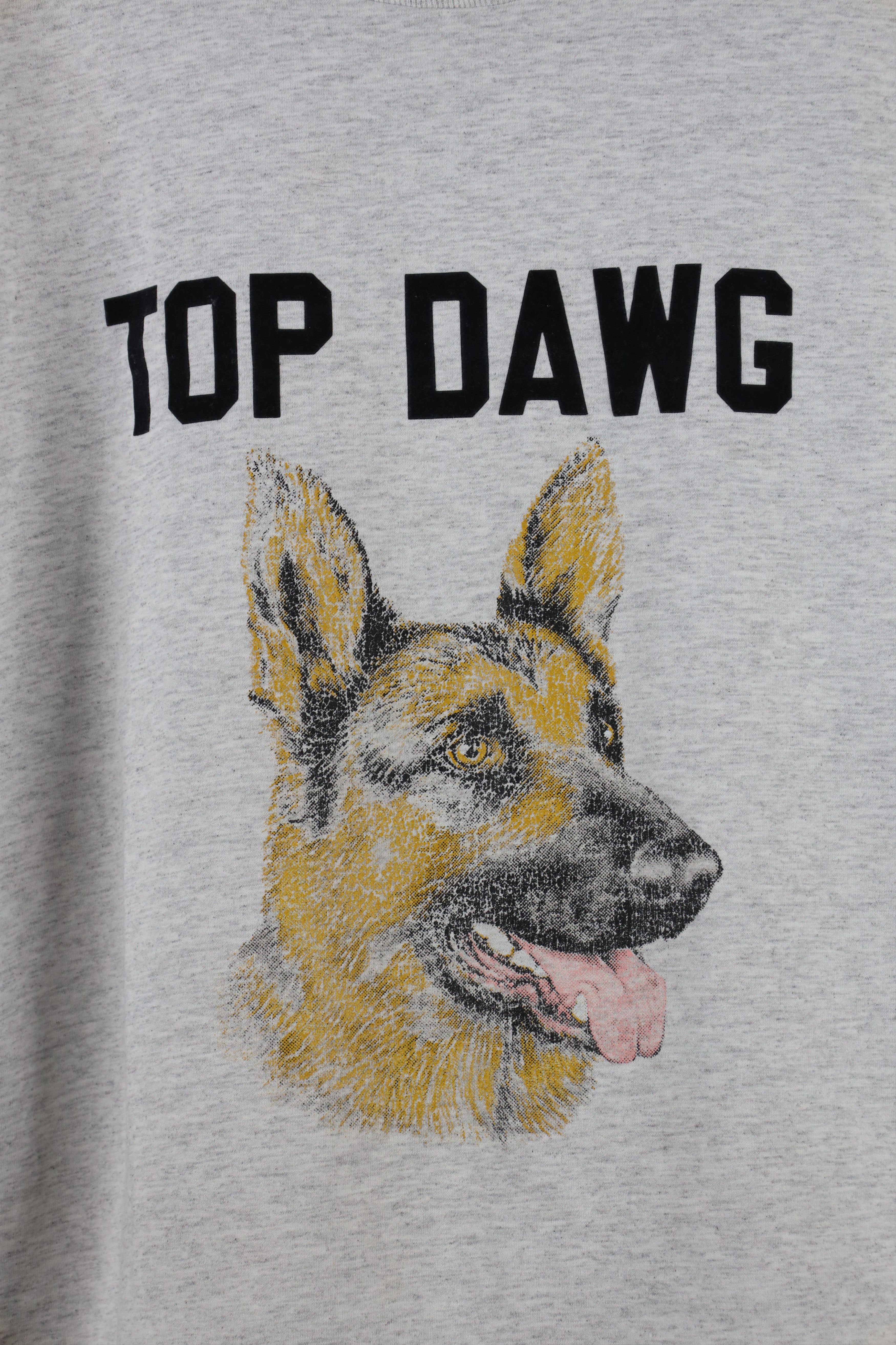 Vintage Vintage 90s Streetwear Dawg German Shepherd T-Shirt Gray USA Size US XL / EU 56 / 4 - 4 Thumbnail