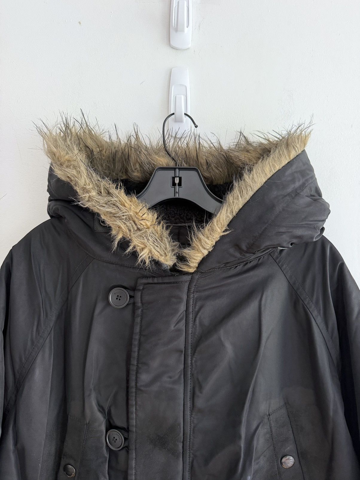 Balenciaga Fall 23 Distressed Graffiti Parka (48) Size US M / EU 48-50 / 2 - 4 Thumbnail