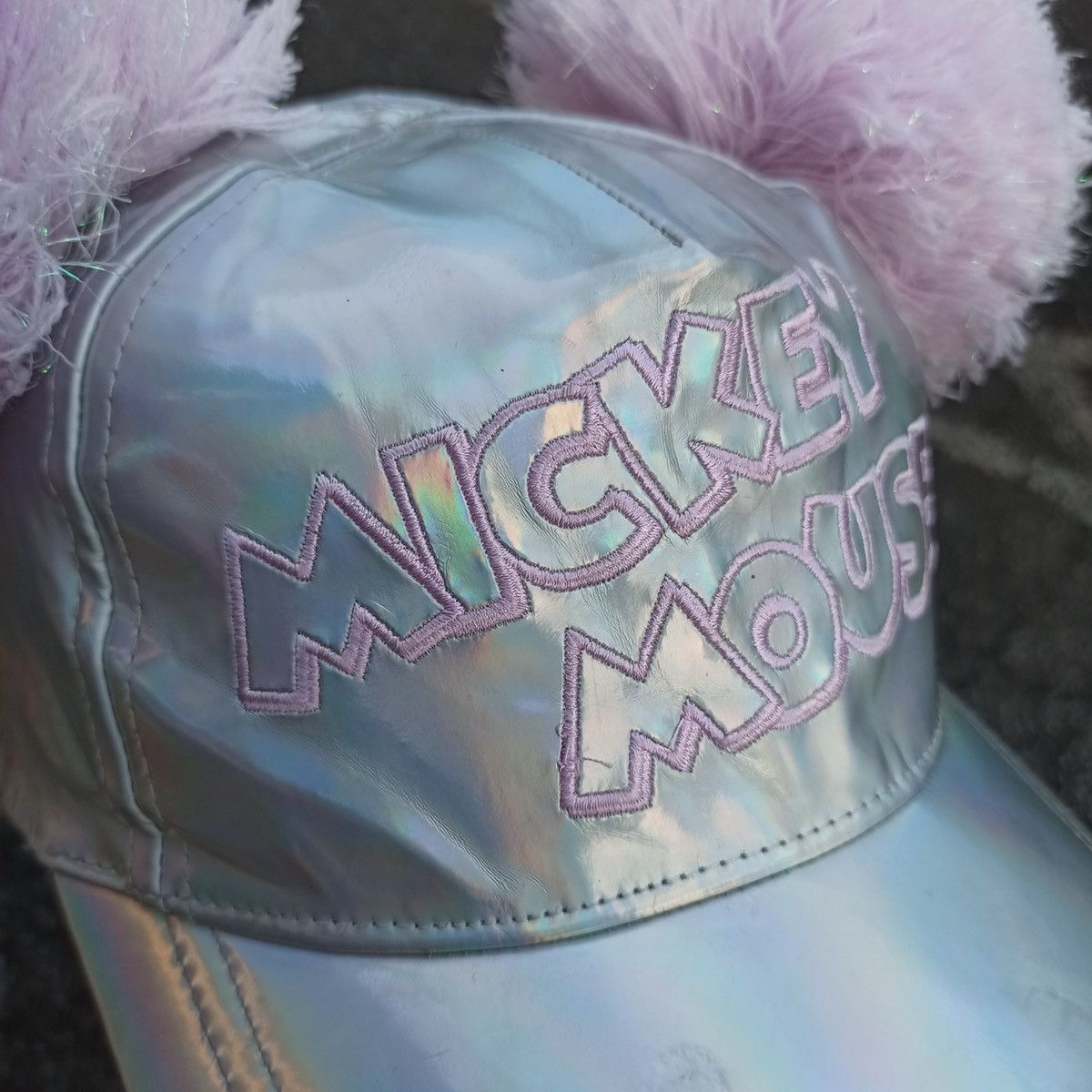 Beauty Beast × Mickey Mouse Sick chrome and pink Mickey Mouse Hat Size ONE SIZE - 11 Thumbnail