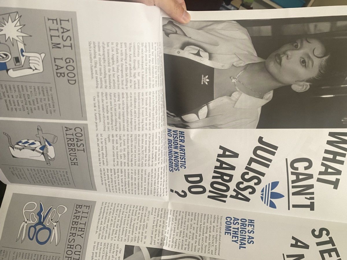 Adidas × Highsnobiety Adidas Highsnobiety LA Magazine Newspaper Size ONE SIZE - 4 Thumbnail