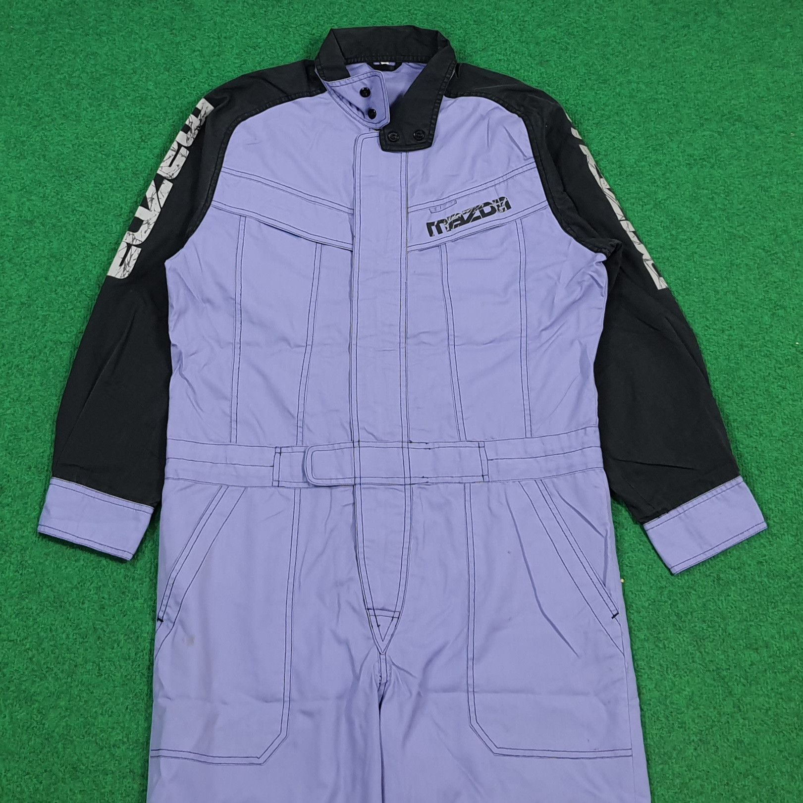 Japanese Brand Vintage Mazda Japan Motorsports Utility Coverall C309N10 Size US M / EU 48-50 / 2 - 3 Thumbnail