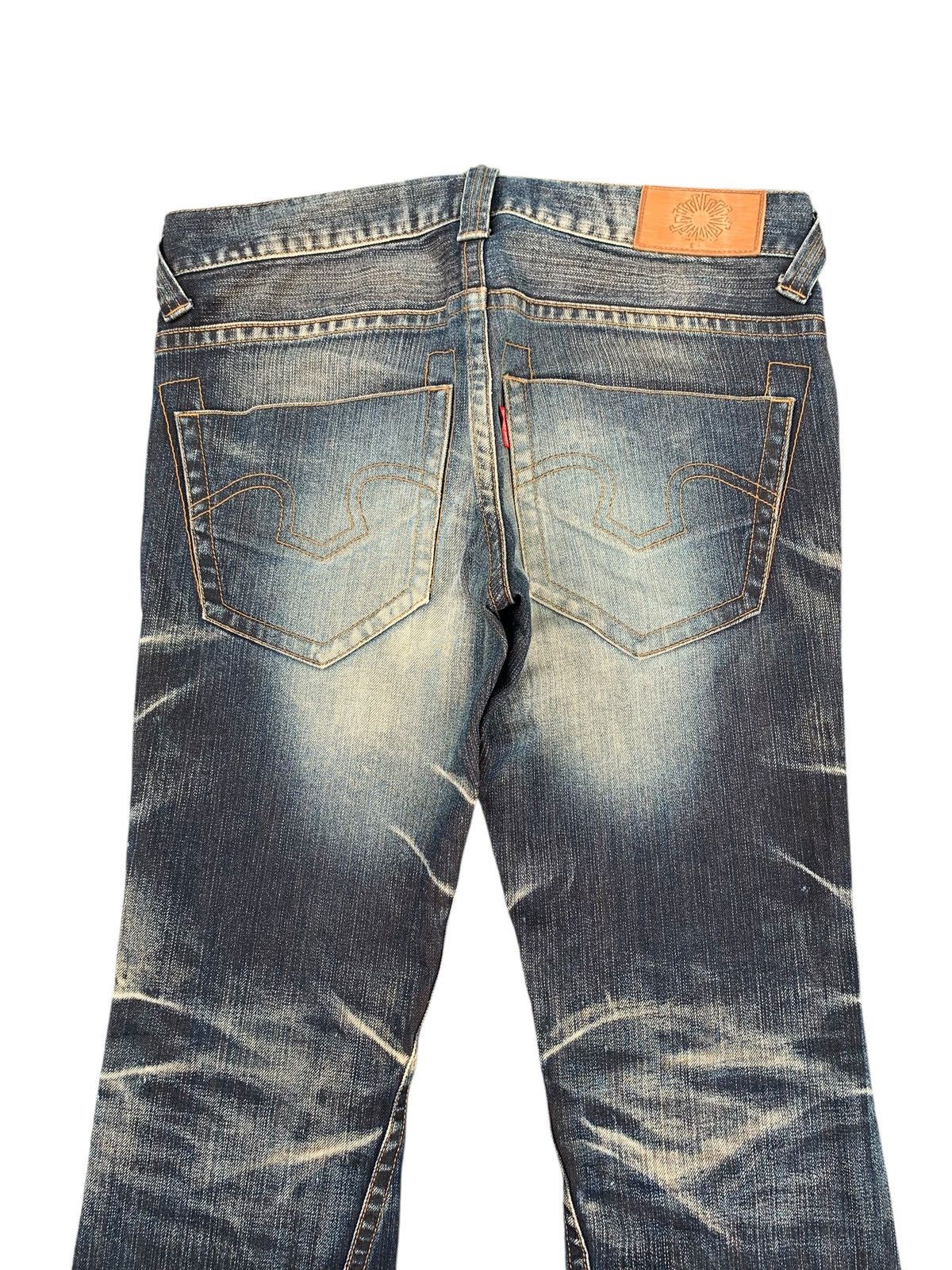 Tornado Mart FLARE TORNADO MART MUDWASH DISTRESSED DENIM Size US 34 / EU 50 - 8 Thumbnail
