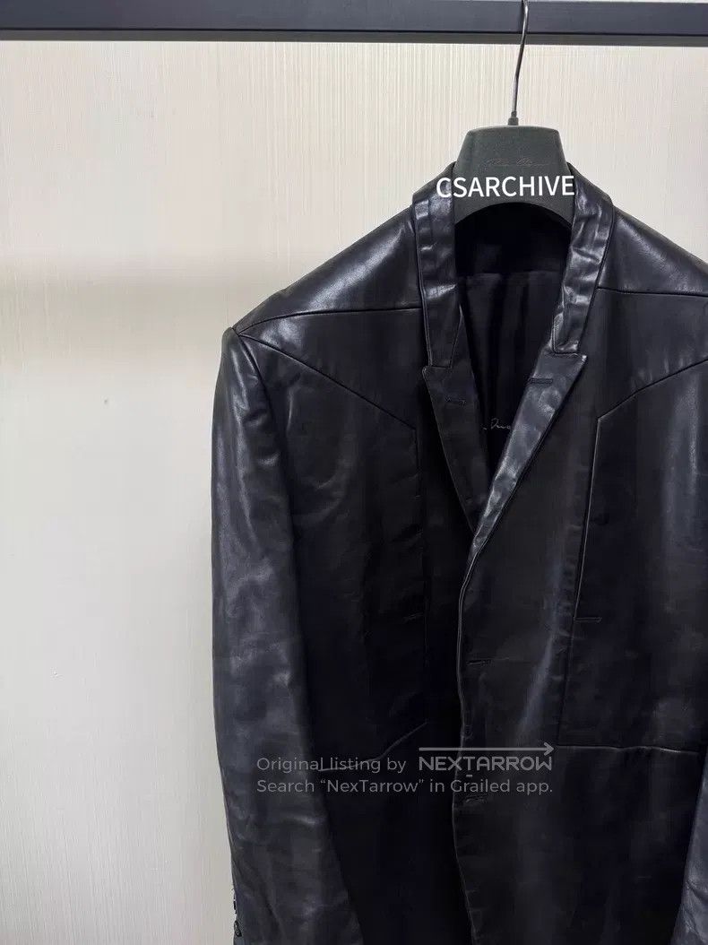 Rick Owens Rick Owens IT 48 22FW waxed leather Tatlin jacket| Size US M / EU 48-50 / 2 - 3 Thumbnail