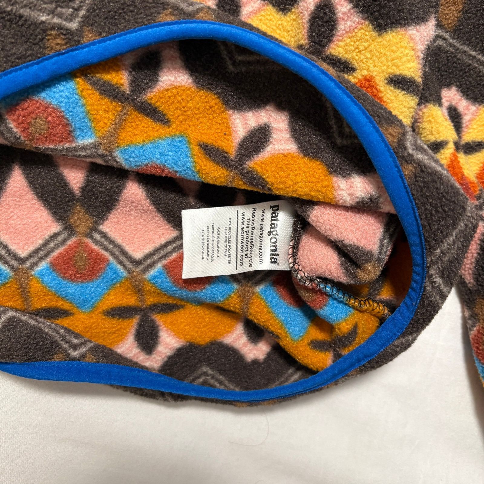 Patagonia Patagonia Synchilla Companions Big Anthos Pink Aztec Sweater Size XS / US 0-2 / IT 36-38 - 5 Thumbnail