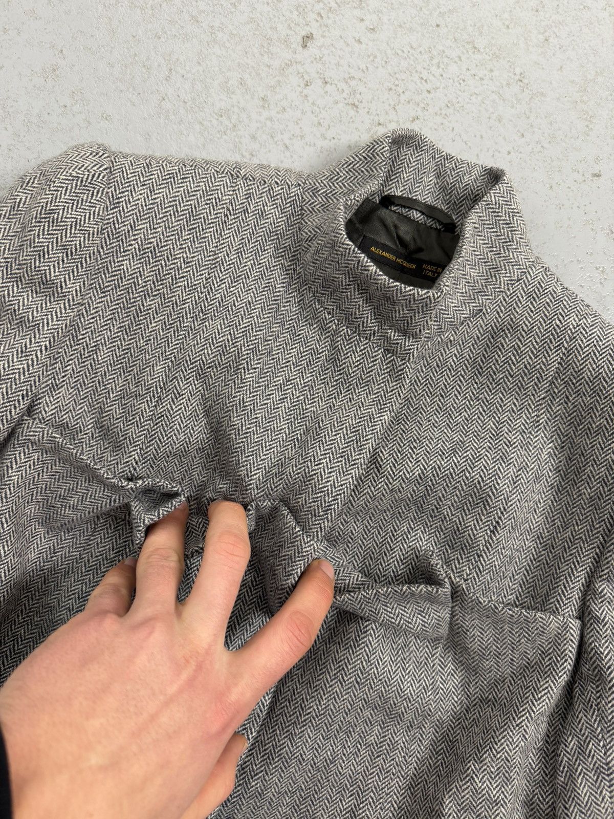 Alexander McQueen Vintage F/W 1999 Alexander McQueen Wool Jacket Size M / US 6-8 / IT 42-44 - 4 Thumbnail