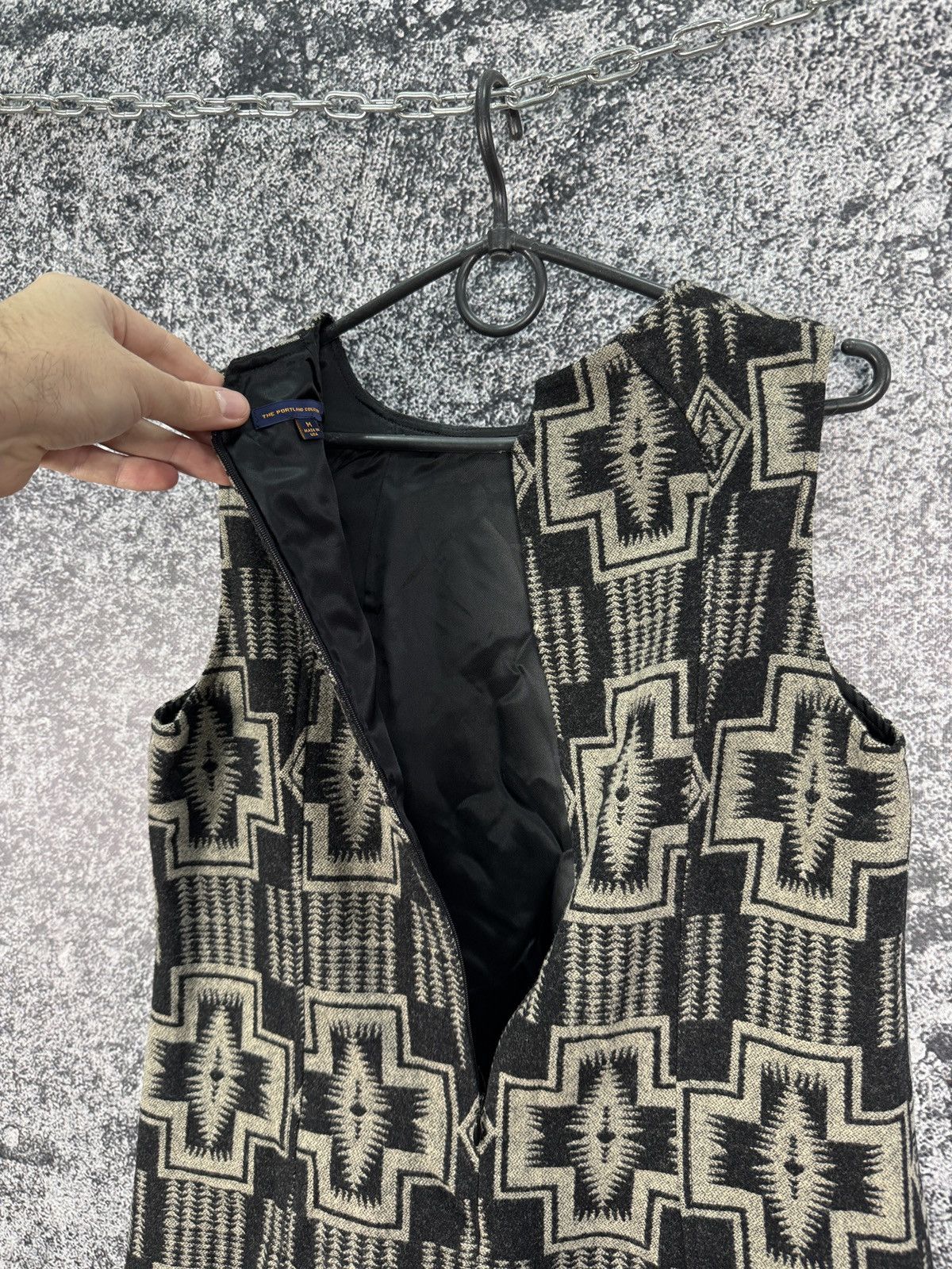 Pendleton Pendleton Dress Aztec Tribal Native Black Wool USA Size M Size M / US 6-8 / IT 42-44 - 14 Thumbnail