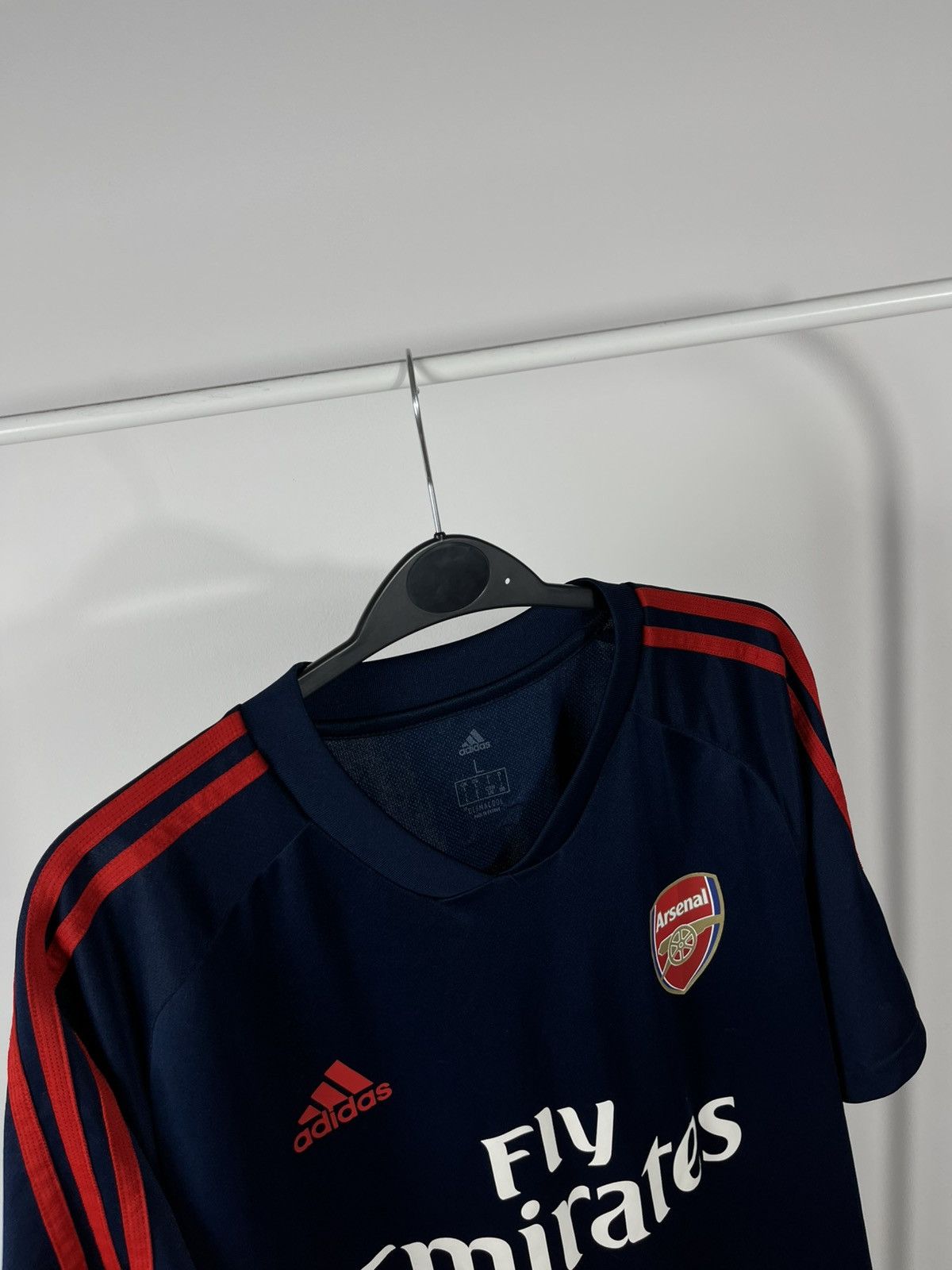 Adidas Adidas Arsenal Fly Emirates ClimaCool Jersey Navy Red L 2019 Size US L / EU 52-54 / 3 - 9 Thumbnail