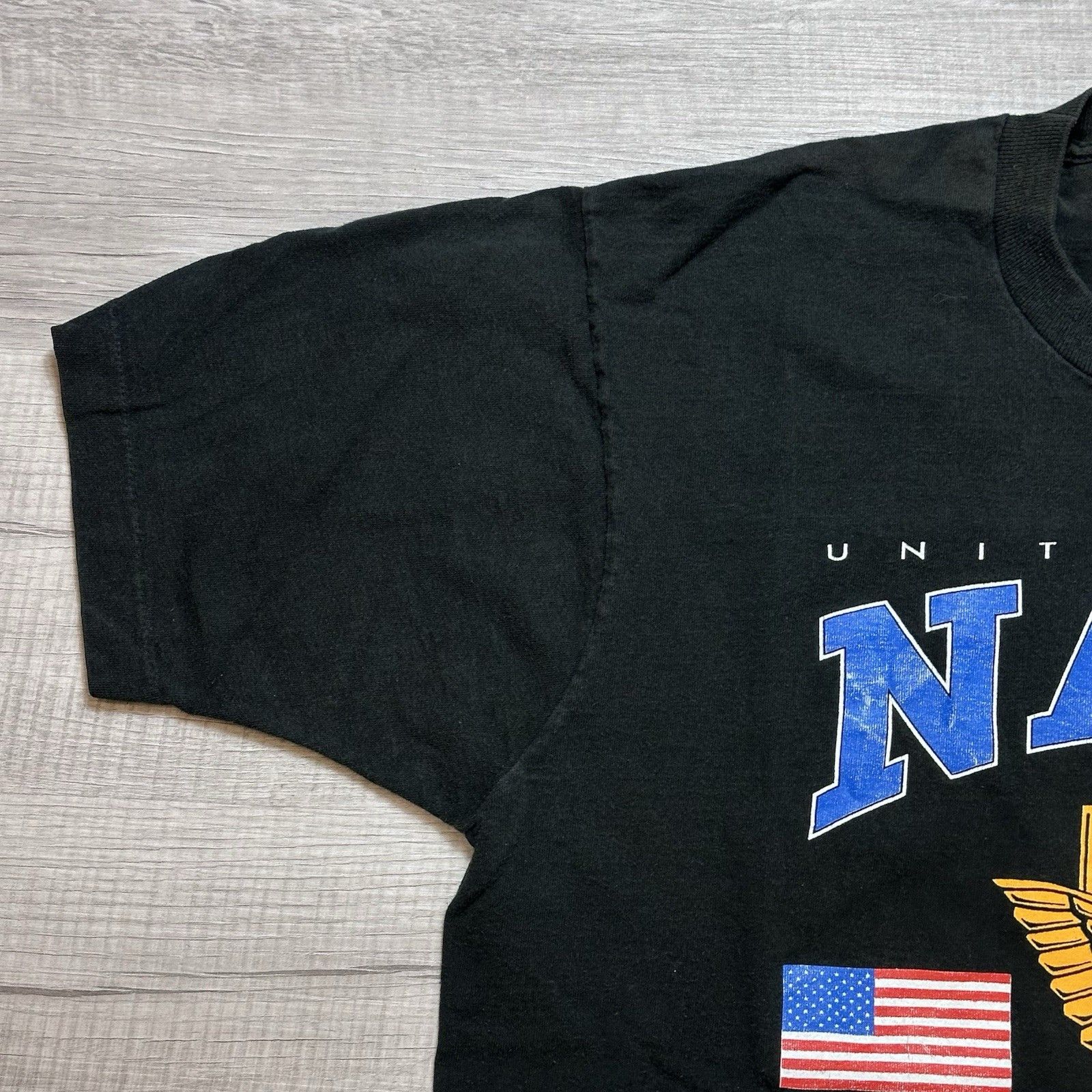 Vintage Vintage 90s United States Navy The Sea Is Ours T-Shirt XL Size US XL / EU 56 / 4 - 6 Thumbnail