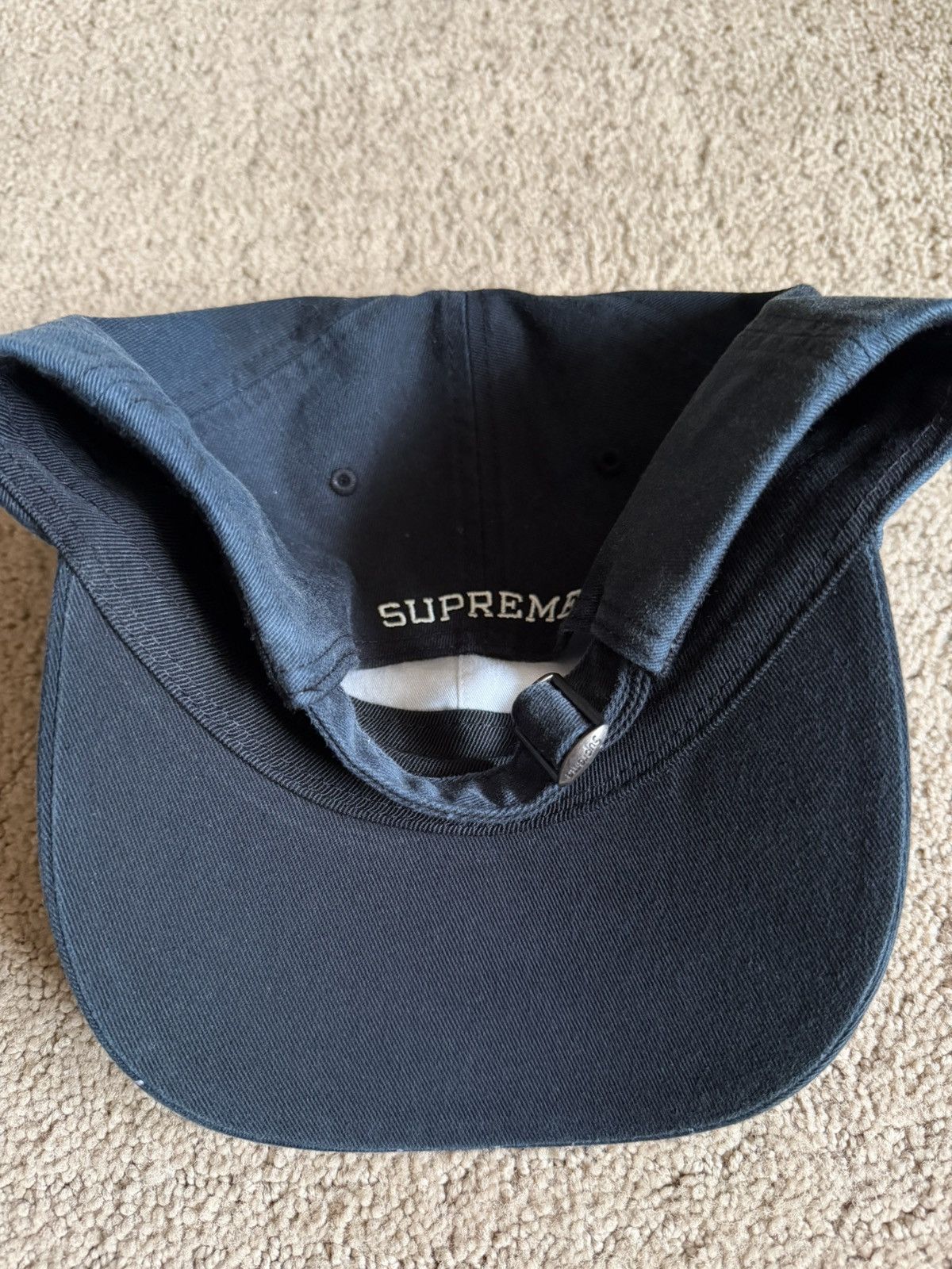 Supreme Supreme FW24 Liberty Chino Twill Willow 6 Panel Hat Black Size ONE SIZE - 2 Thumbnail