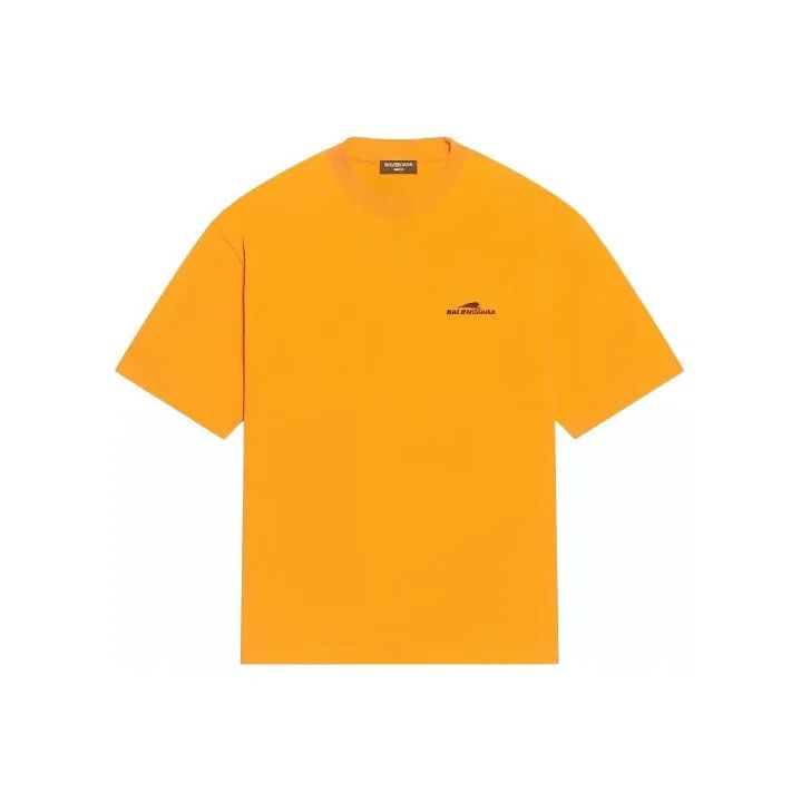 Balenciaga Balenciaga Orange Logo Short Sleeve T-Shirt Size US XS / EU 42 / 0 - 1 Thumbnail