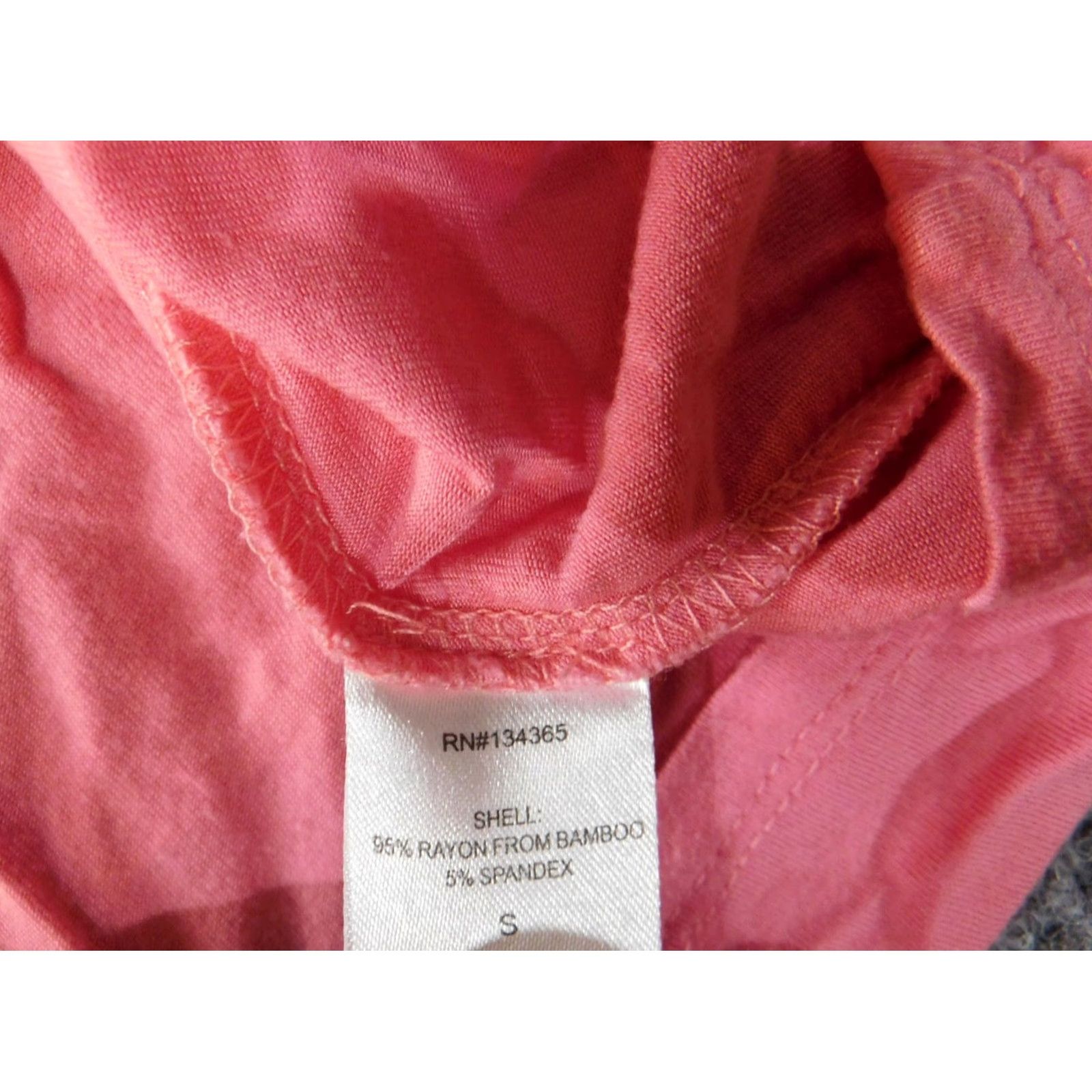 Vintage Laurie Felt Pink V-Neck Pullover Blouse Womens Size 12 Rayon Stretch Casual Short Sleeve Classic 12 Size XL / US 12-14 / IT 48-50 - 6 Thumbnail