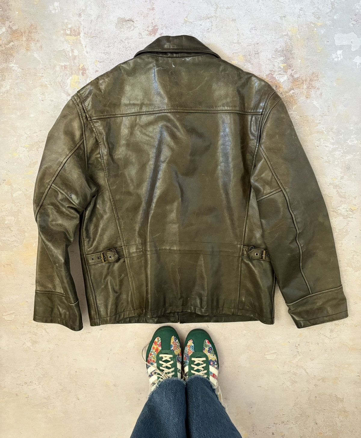 Avirex Vintage 90s Avirex Leather jacket Size US L / EU 52-54 / 3 - 2 Thumbnail