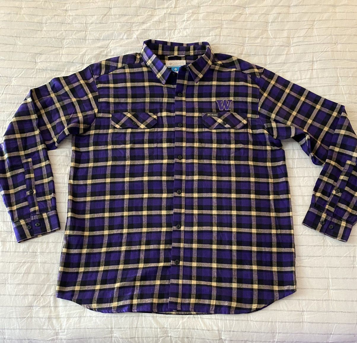 Columbia Columbia U of Washington Flare Gun Flannel Shirt XL NWT Size US XL / EU 56 / 4 - 3 Thumbnail
